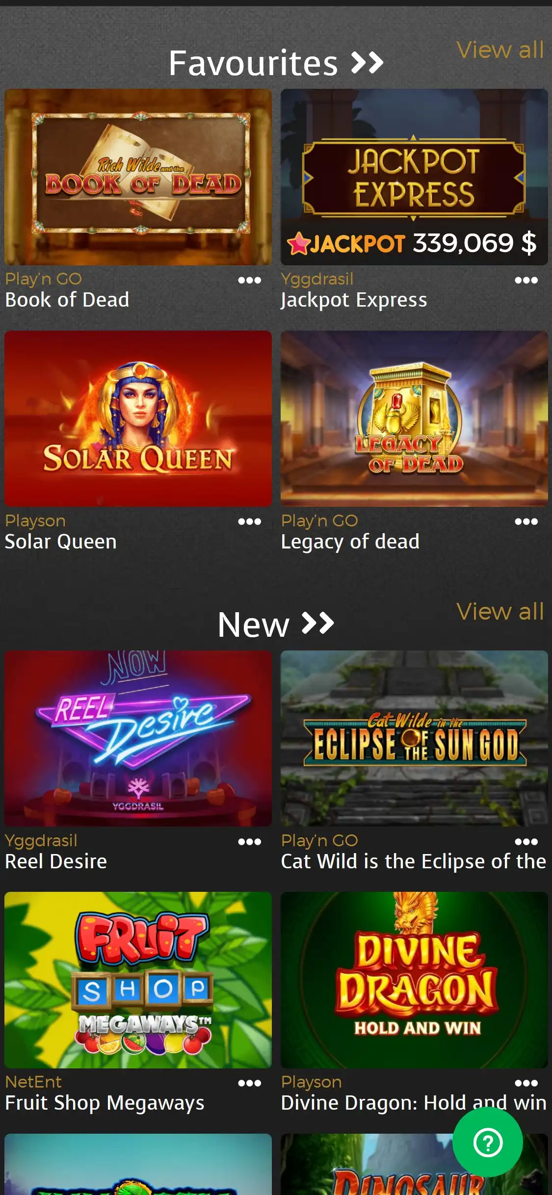 Casino Extra Mobile Games Review