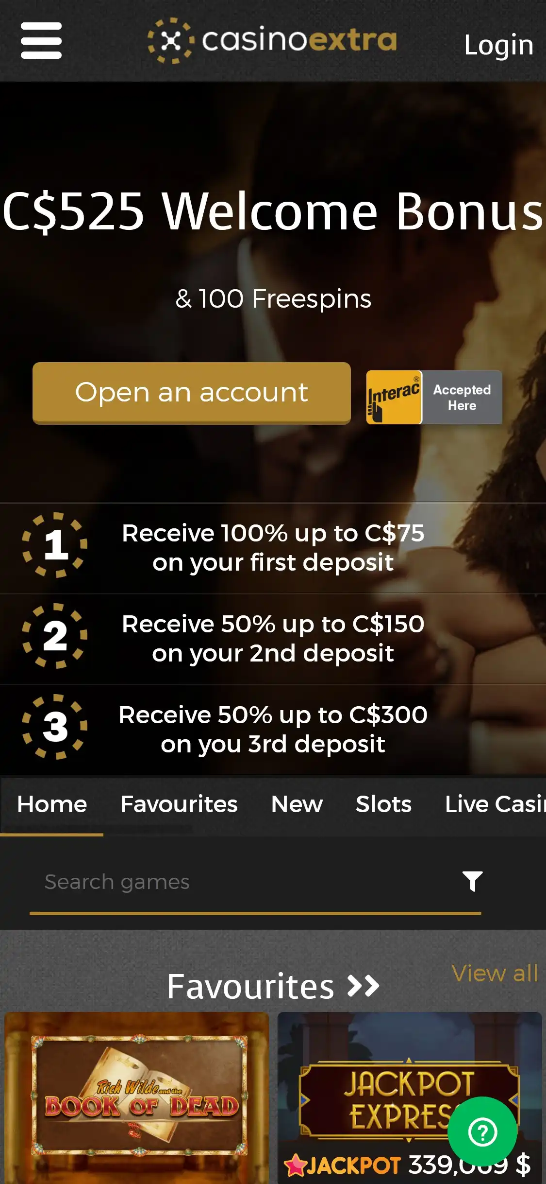Casino Extra Mobile Review