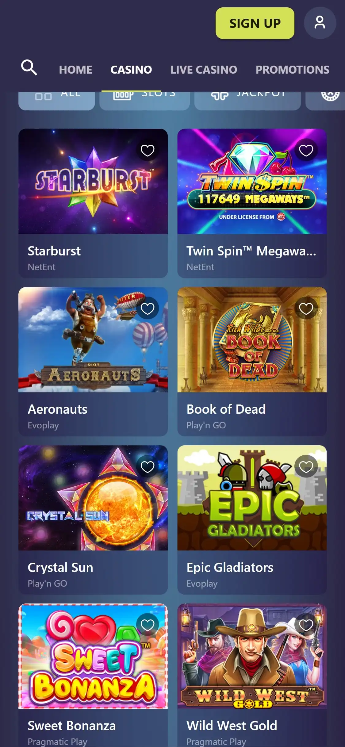 Casinoin Mobile Games Review