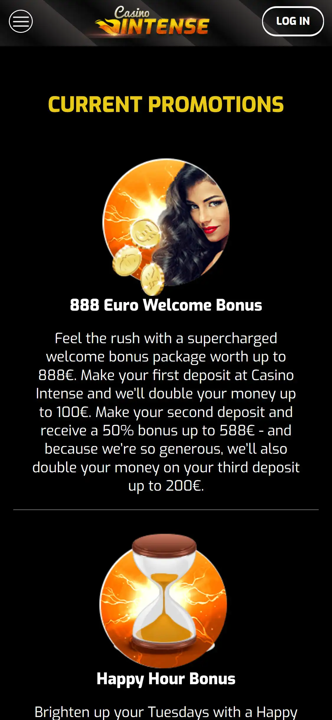 Casino Intense Mobile No Deposit Bonus Review