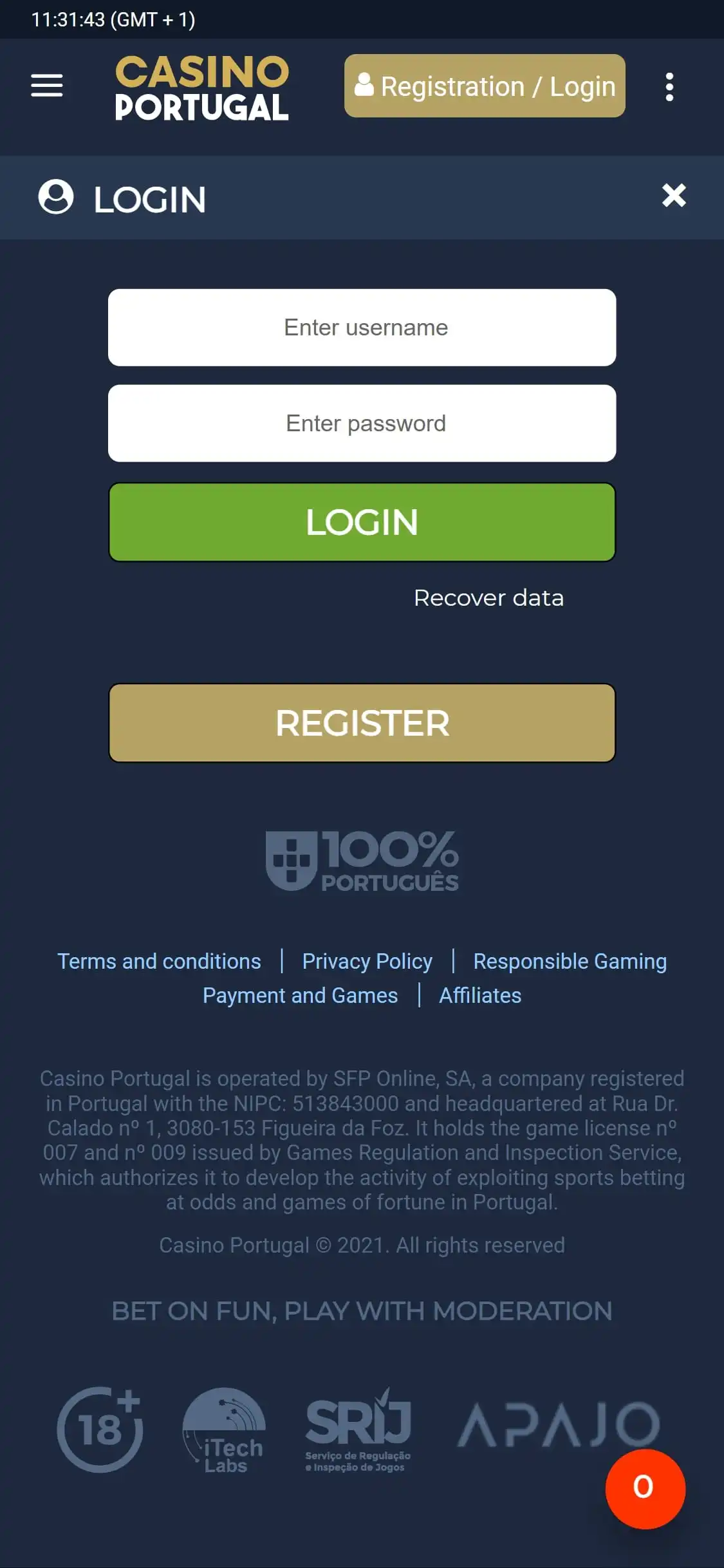 Casino Portugal Mobile Login Review