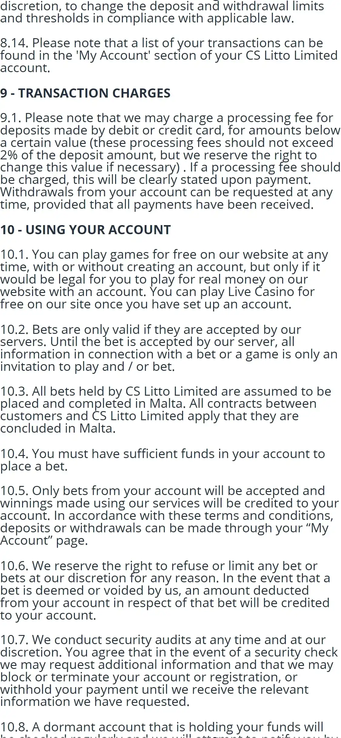Casino Secret Mobile Payment Methods Review