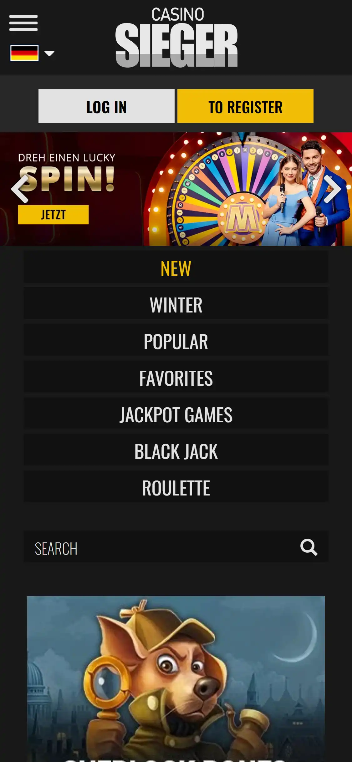 CasinoSieger Mobile Review