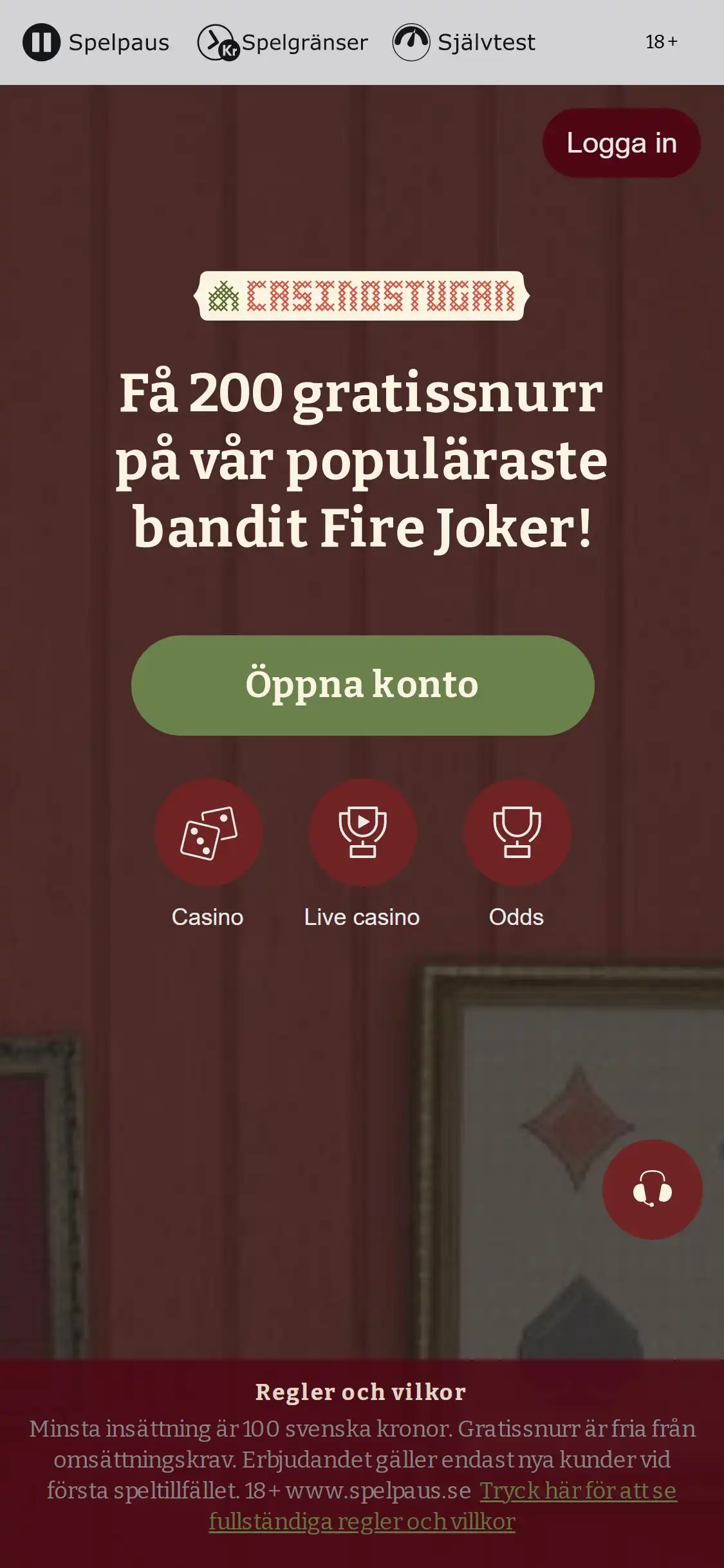 Casinostugan Mobile Review