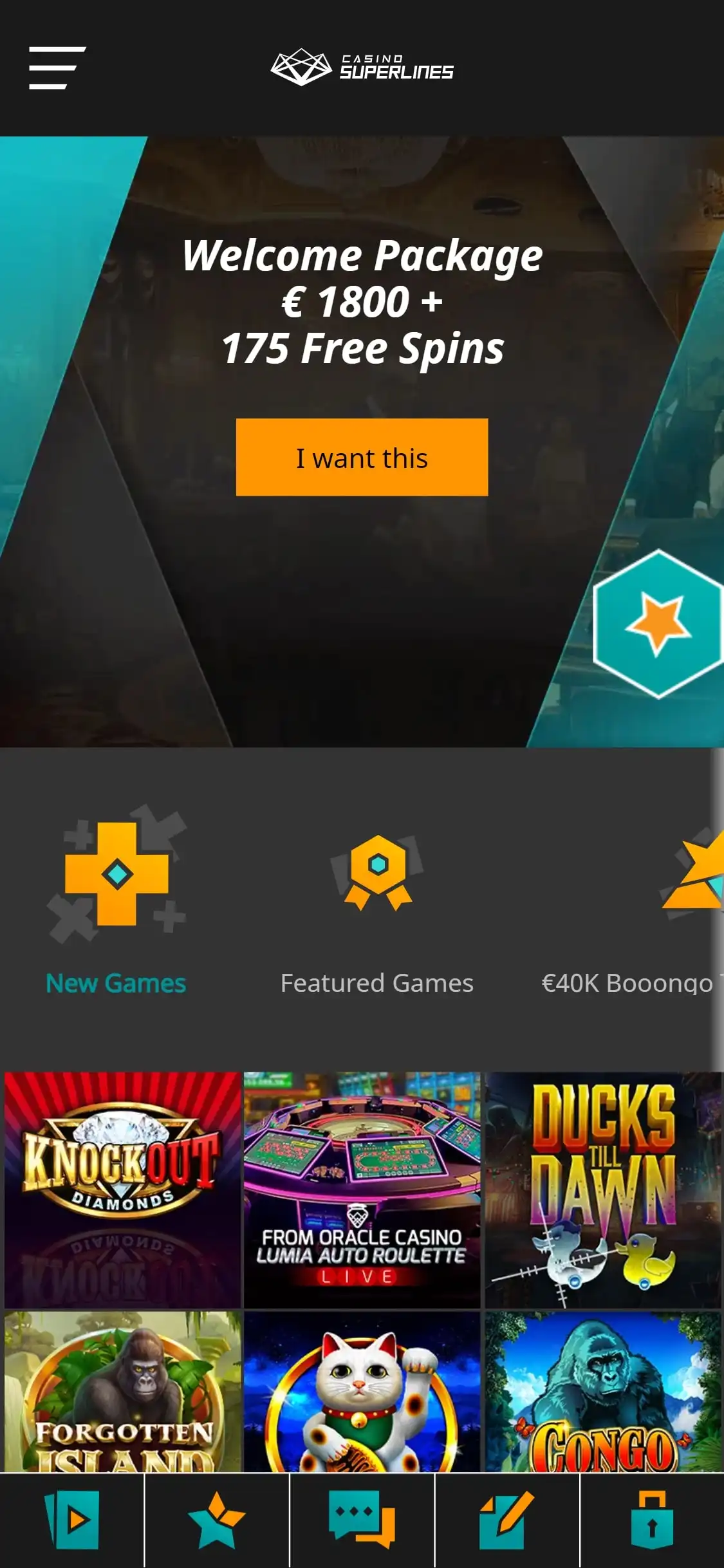Casino Superlines Mobile Review