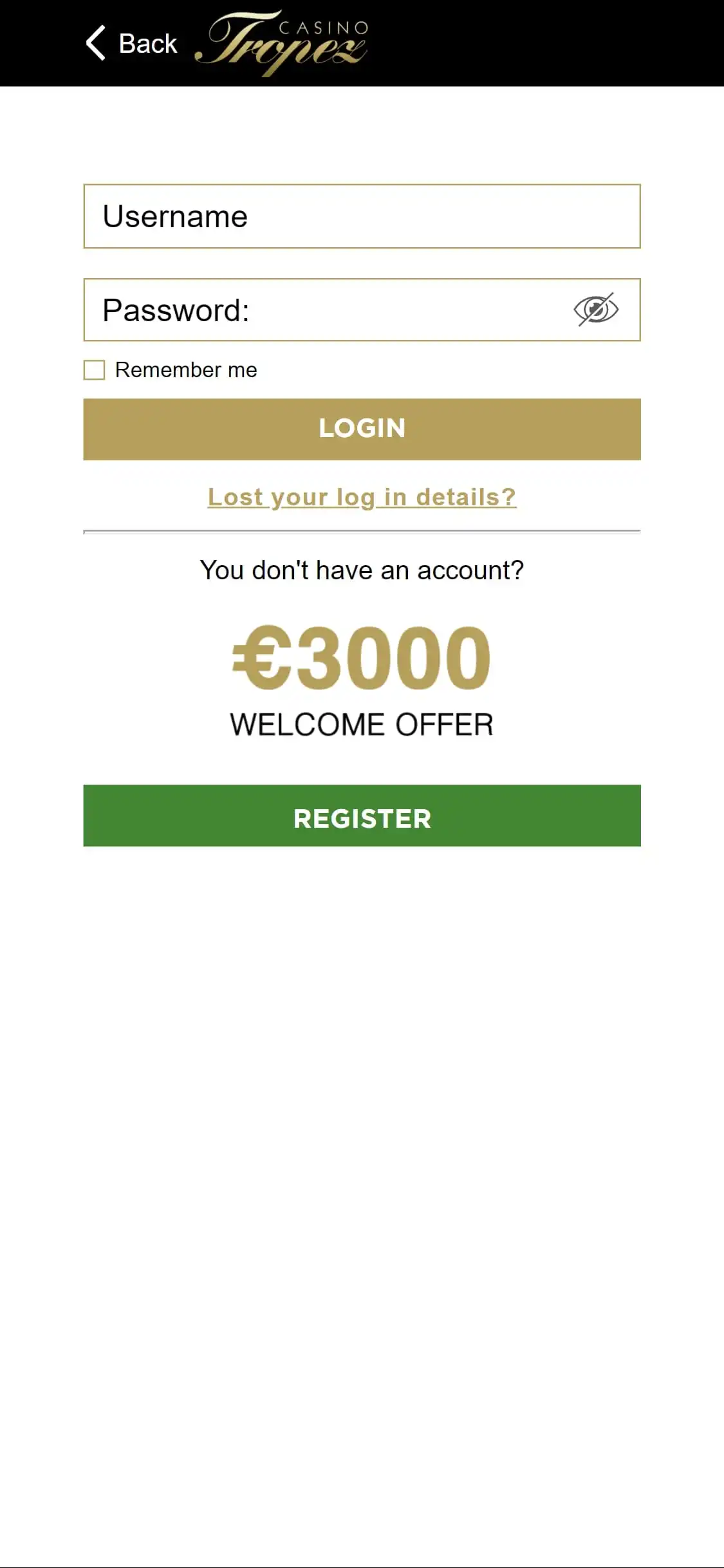 Casino Tropez Mobile Login Review