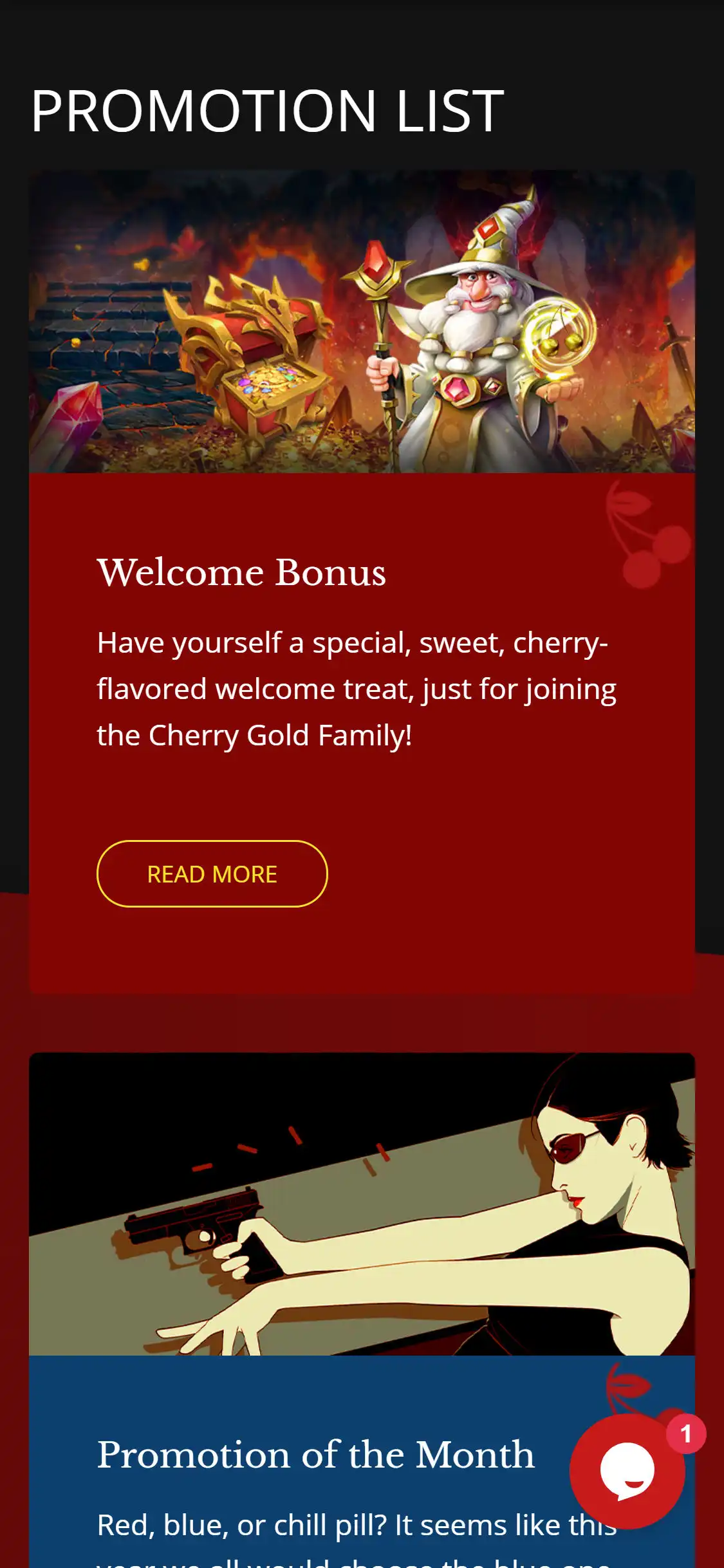 Cherry Gold Casino Mobile No Deposit Bonus Review