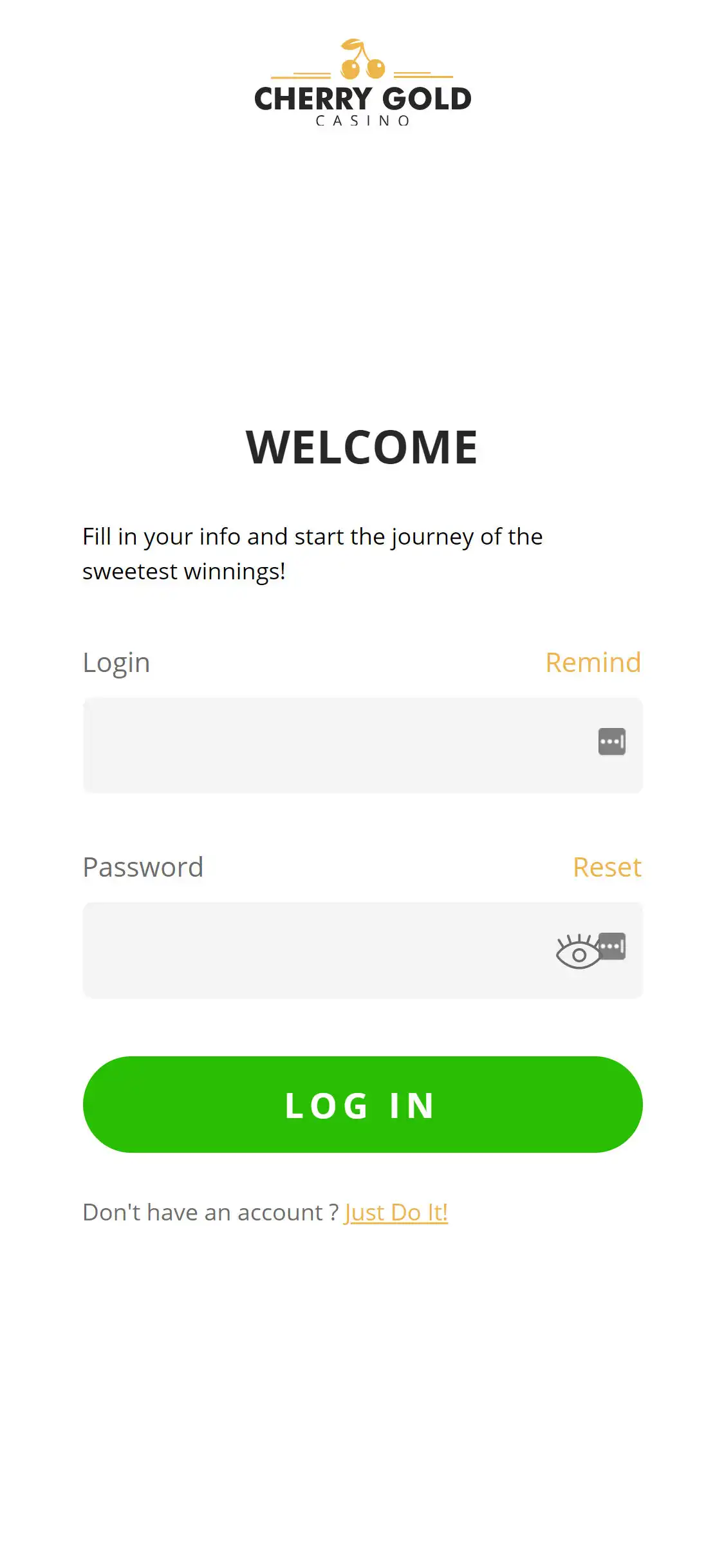 Cherry Gold Casino Mobile Login Review