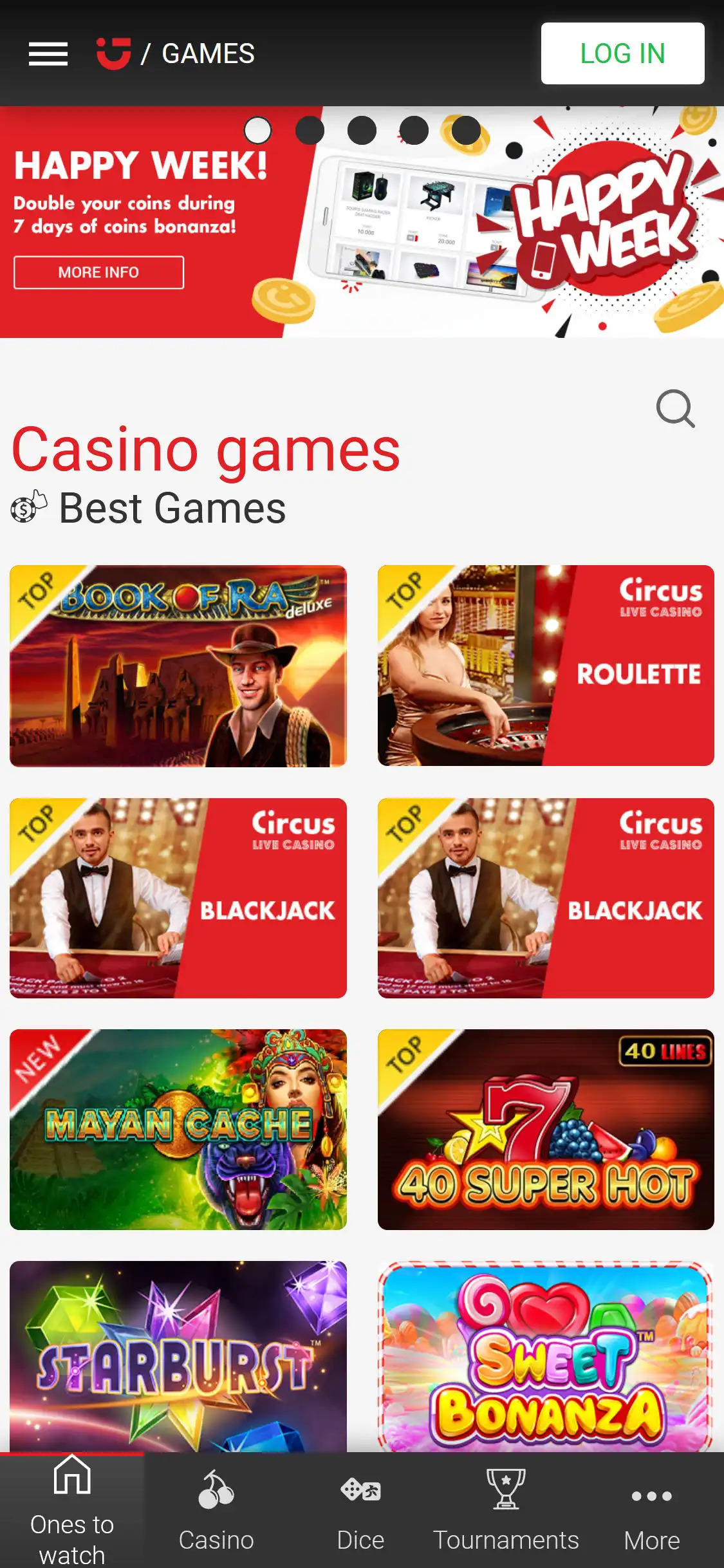Circus Casino Mobile Review