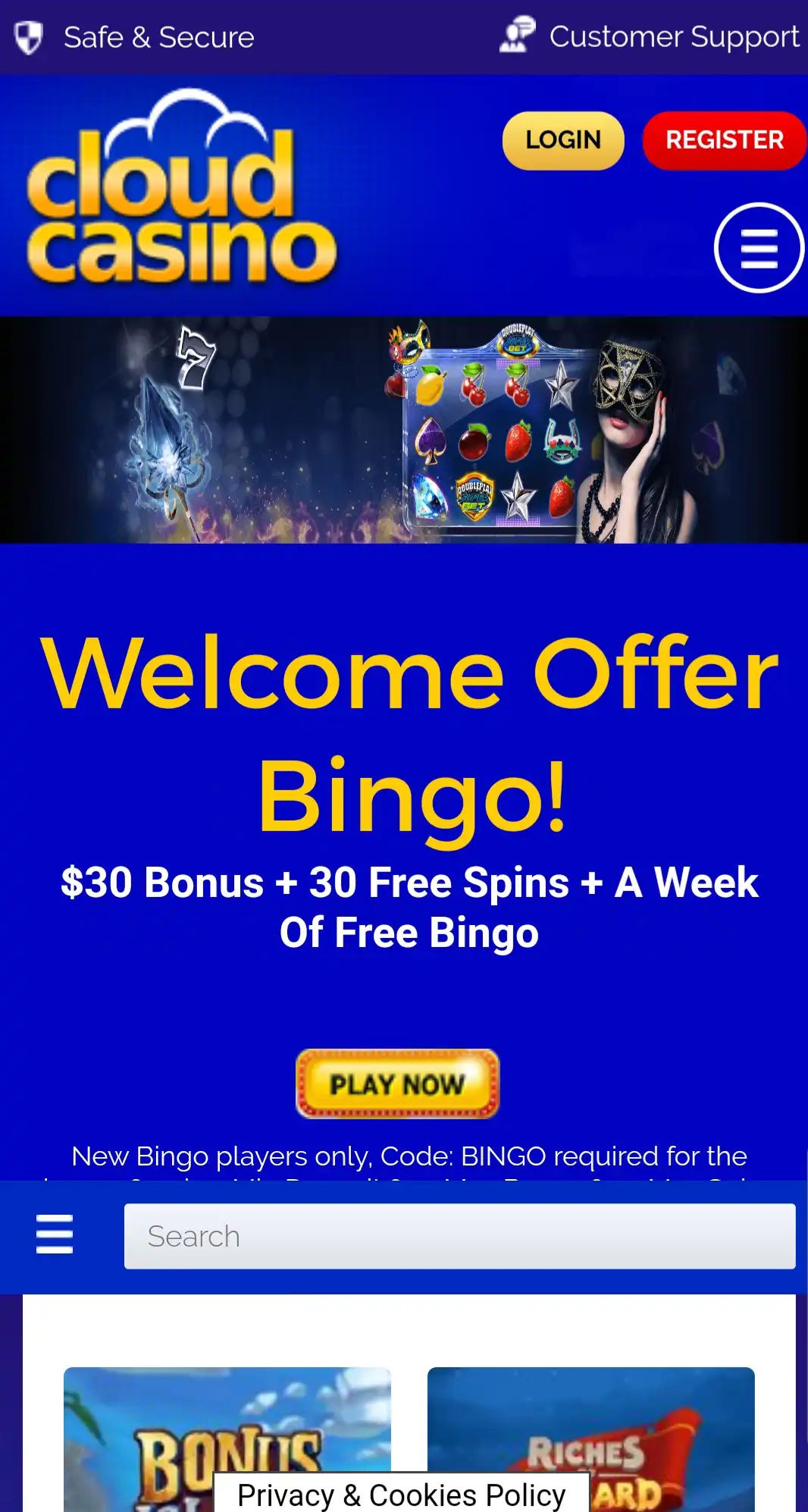 CloudCasino Mobile Review