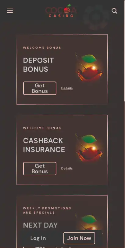 Cocoa Casino Mobile Games Review