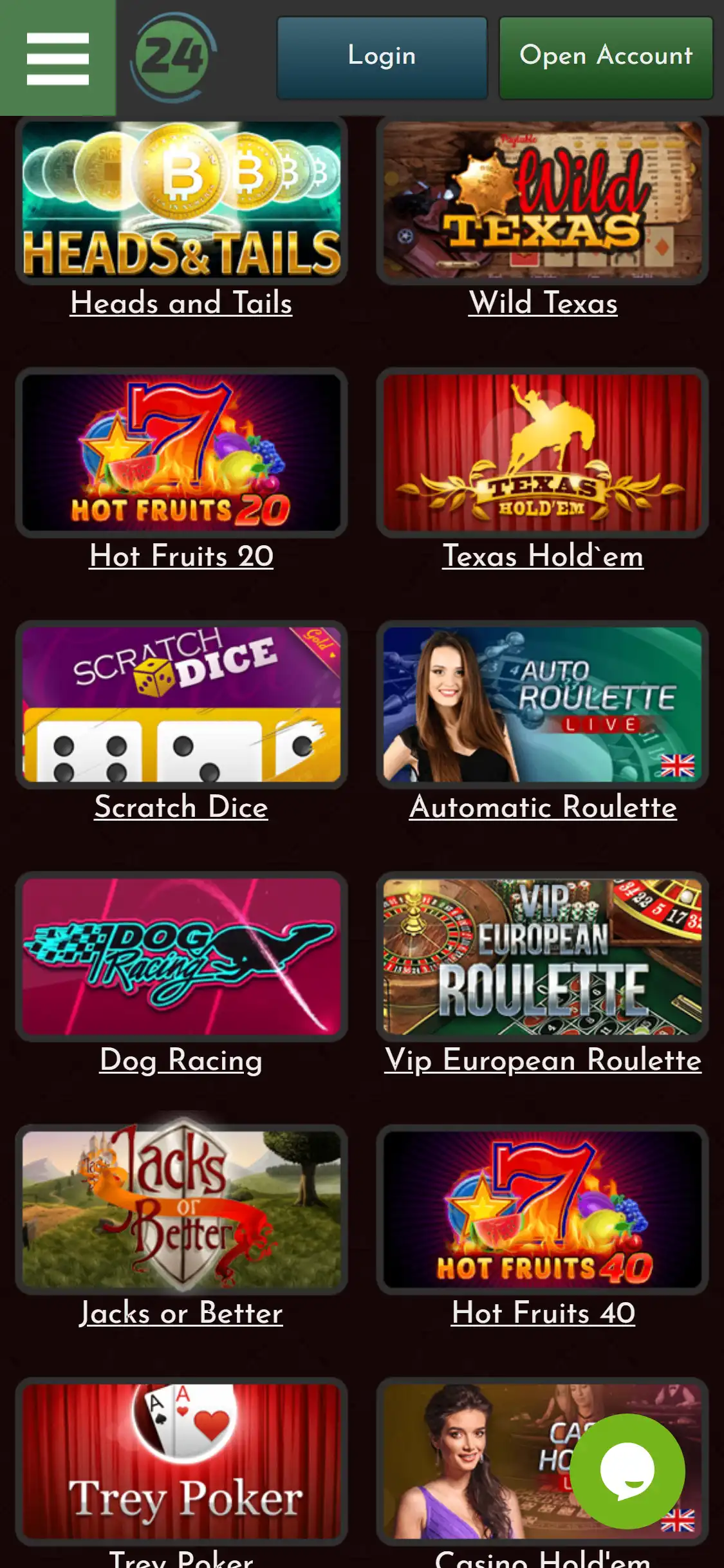 Coinbet24 Mobile Games Review