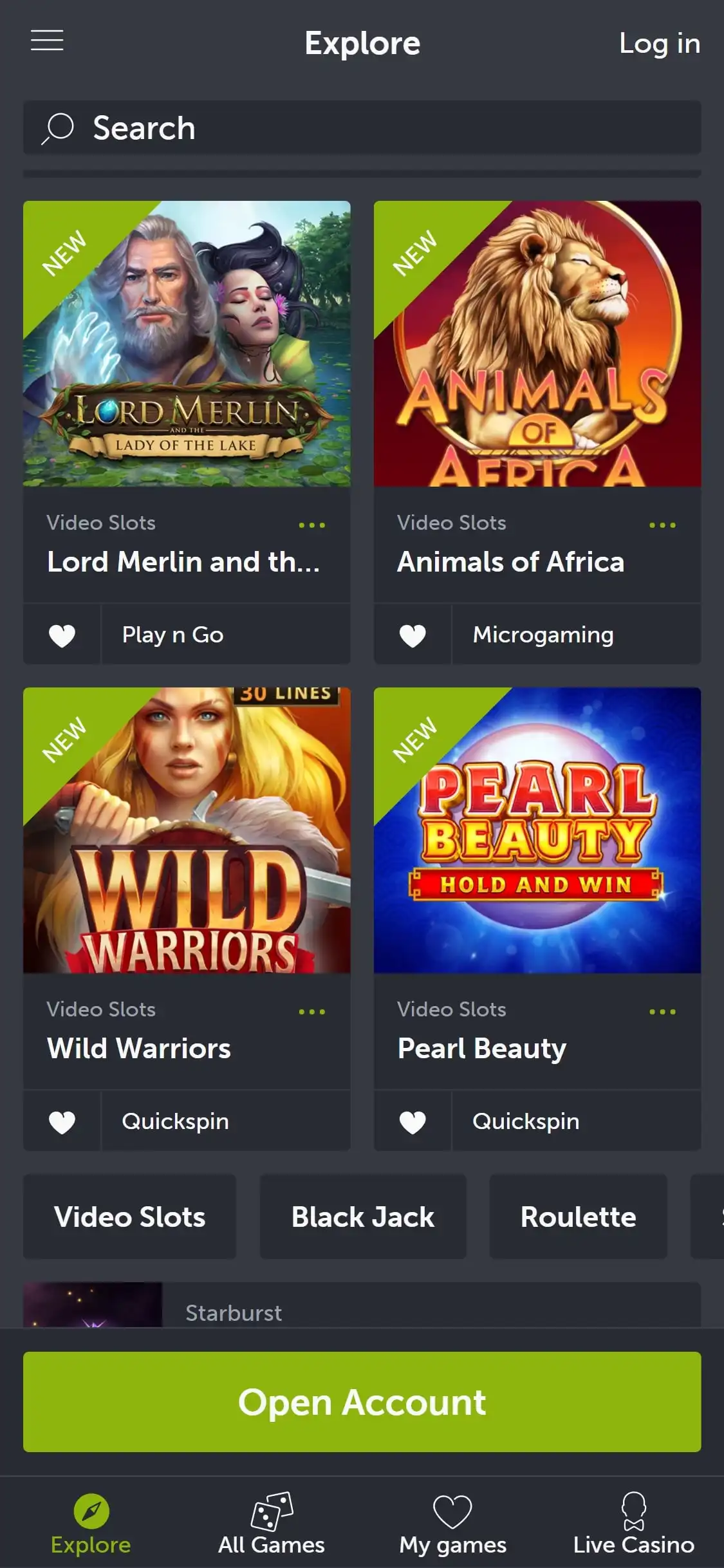 ComeOn Casino Mobile Games Review