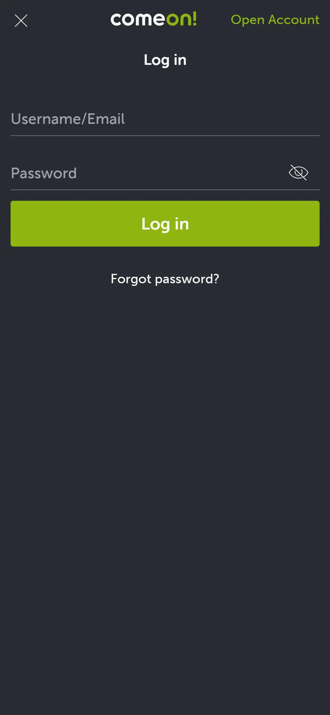 ComeOn Casino Mobile Login Review
