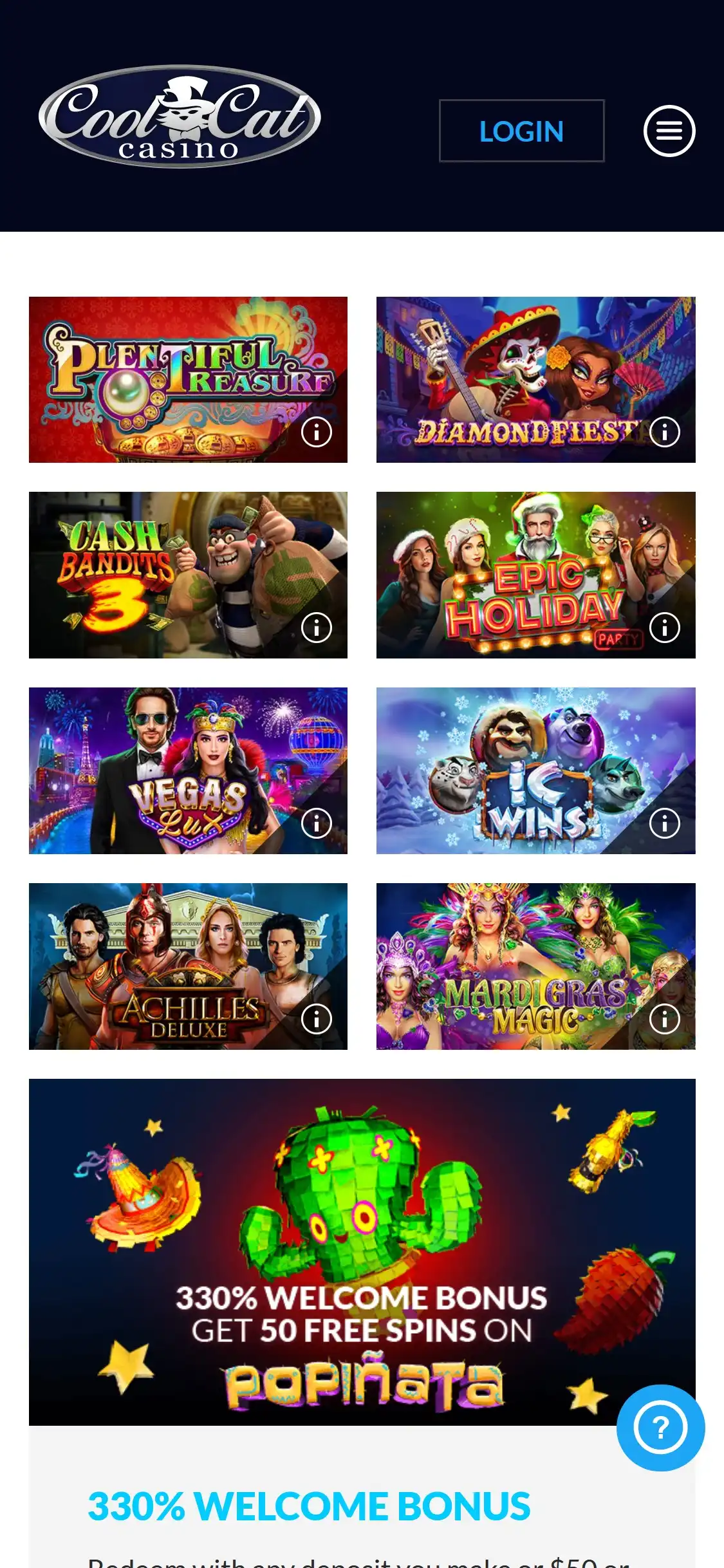 Cool Cat Casino Mobile Games Review