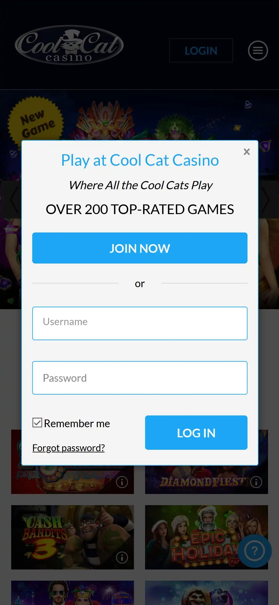 Cool Cat Casino Mobile Login Review