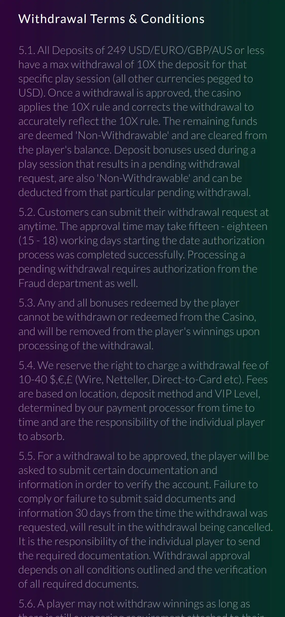 CrazyWinners Casino Mobile Payment Methods Review