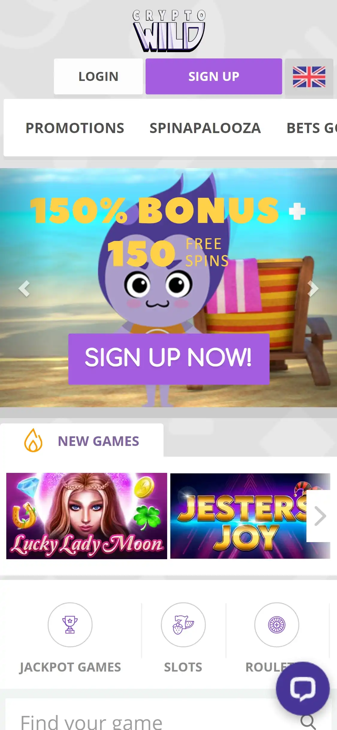 Crypto Wild Casino Mobile Review