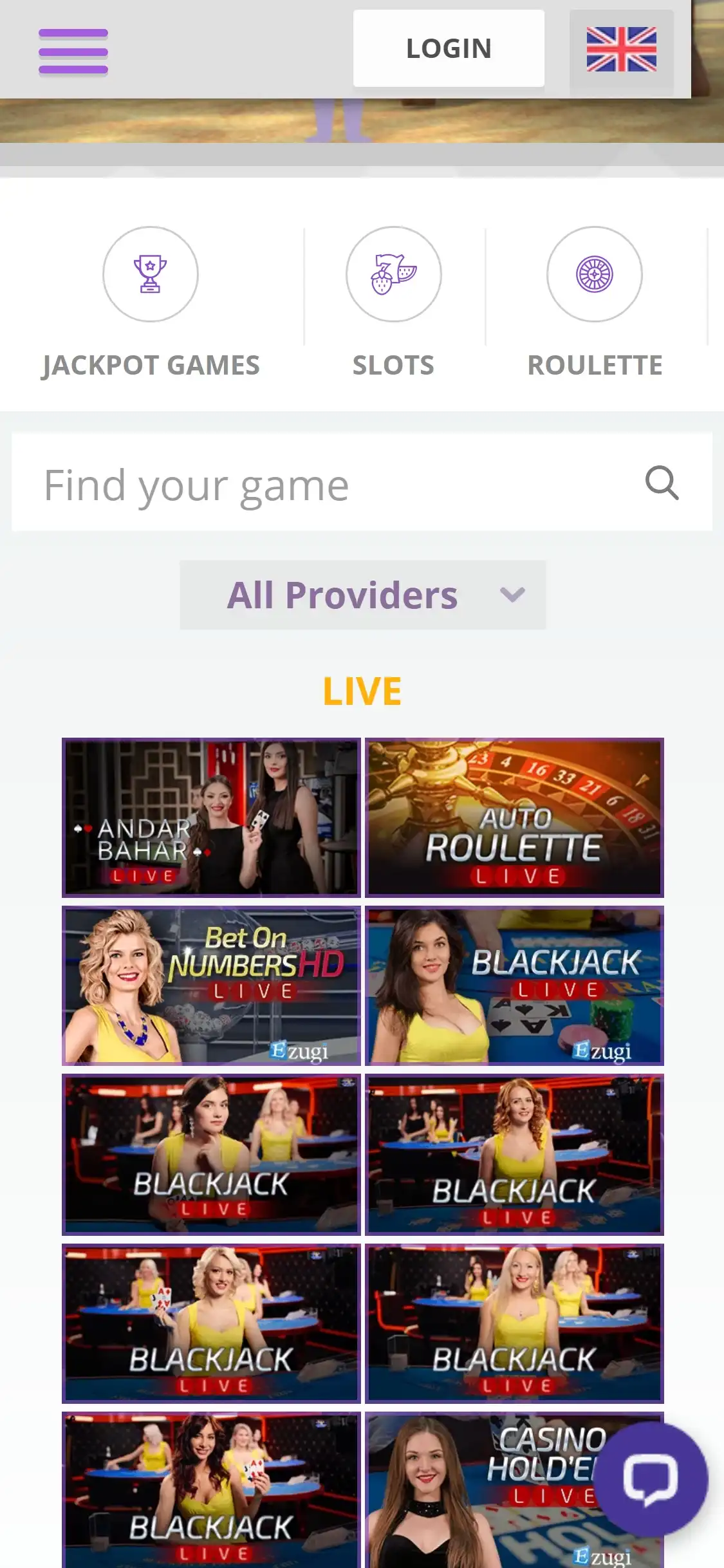 Crypto Wild Casino Mobile Live Dealer Games Review