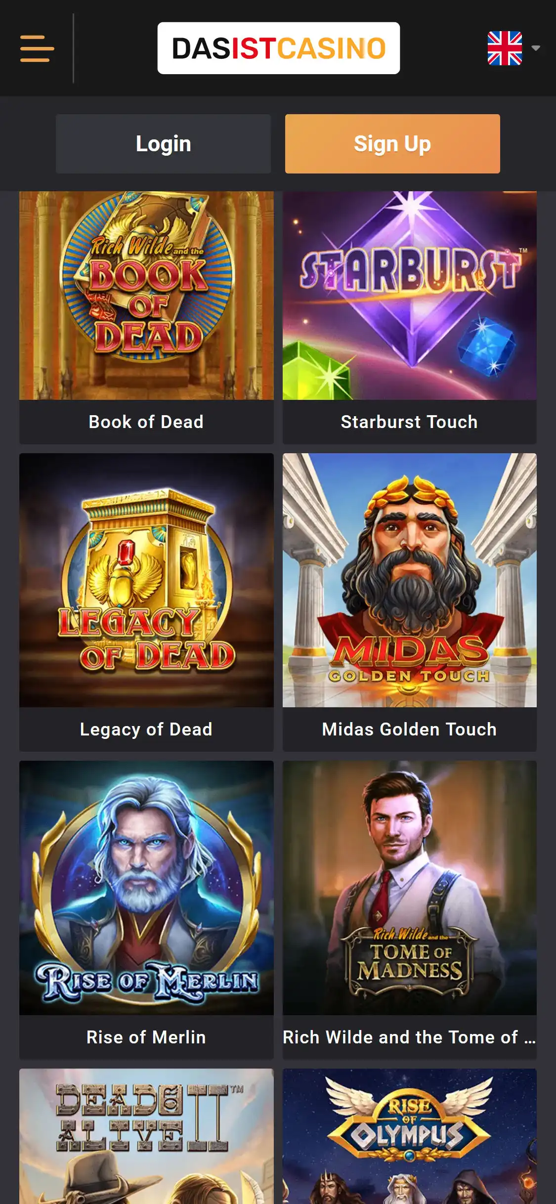 Das ist Casino Mobile Games Review