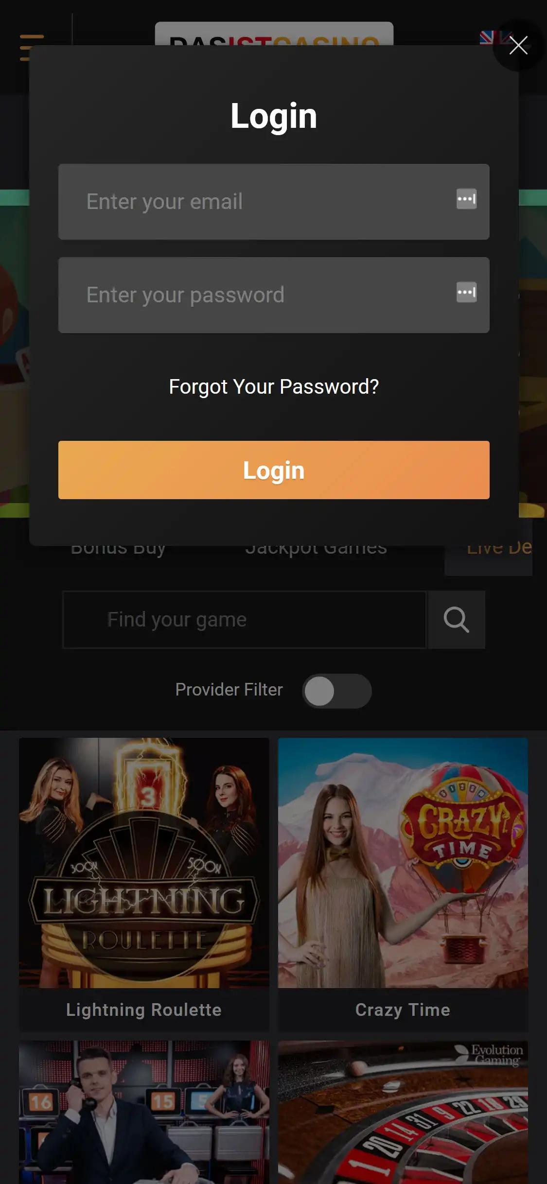Das ist Casino Mobile Login Review