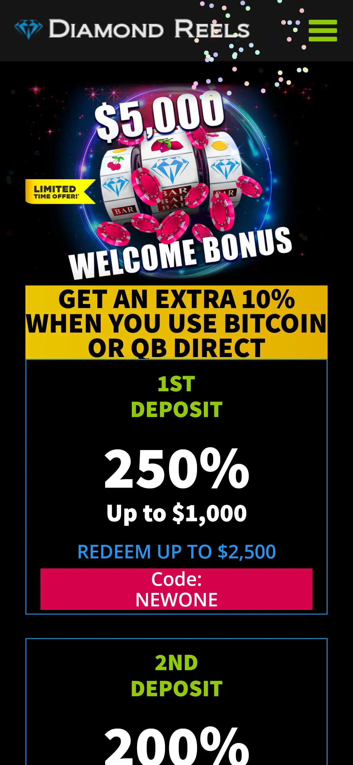Diamond Reels Casino Mobile No Deposit Bonus Review