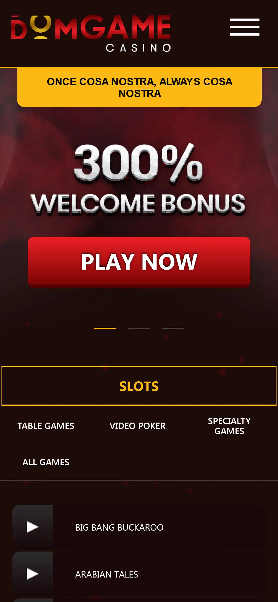 DomGame Casino Mobile Review