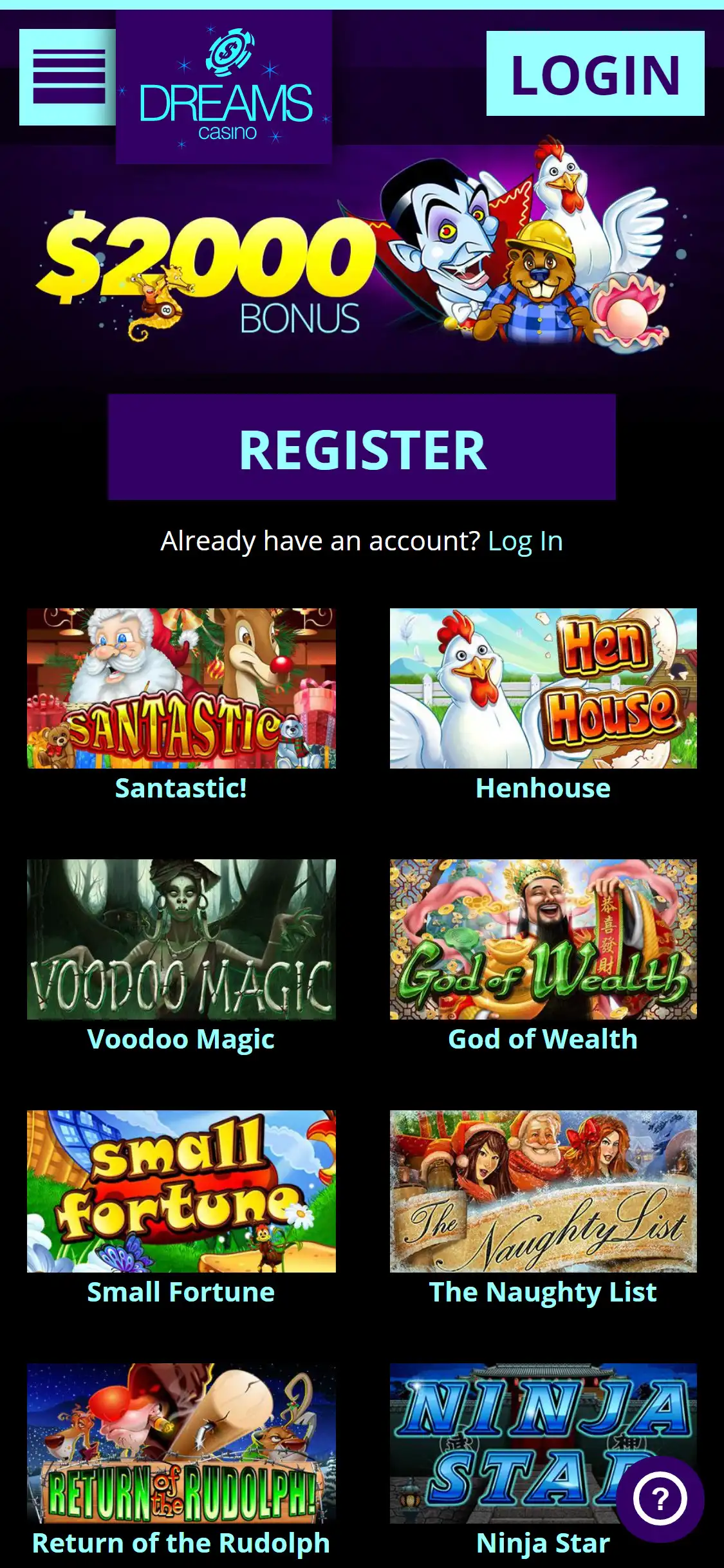 Dreams Casino Mobile Review