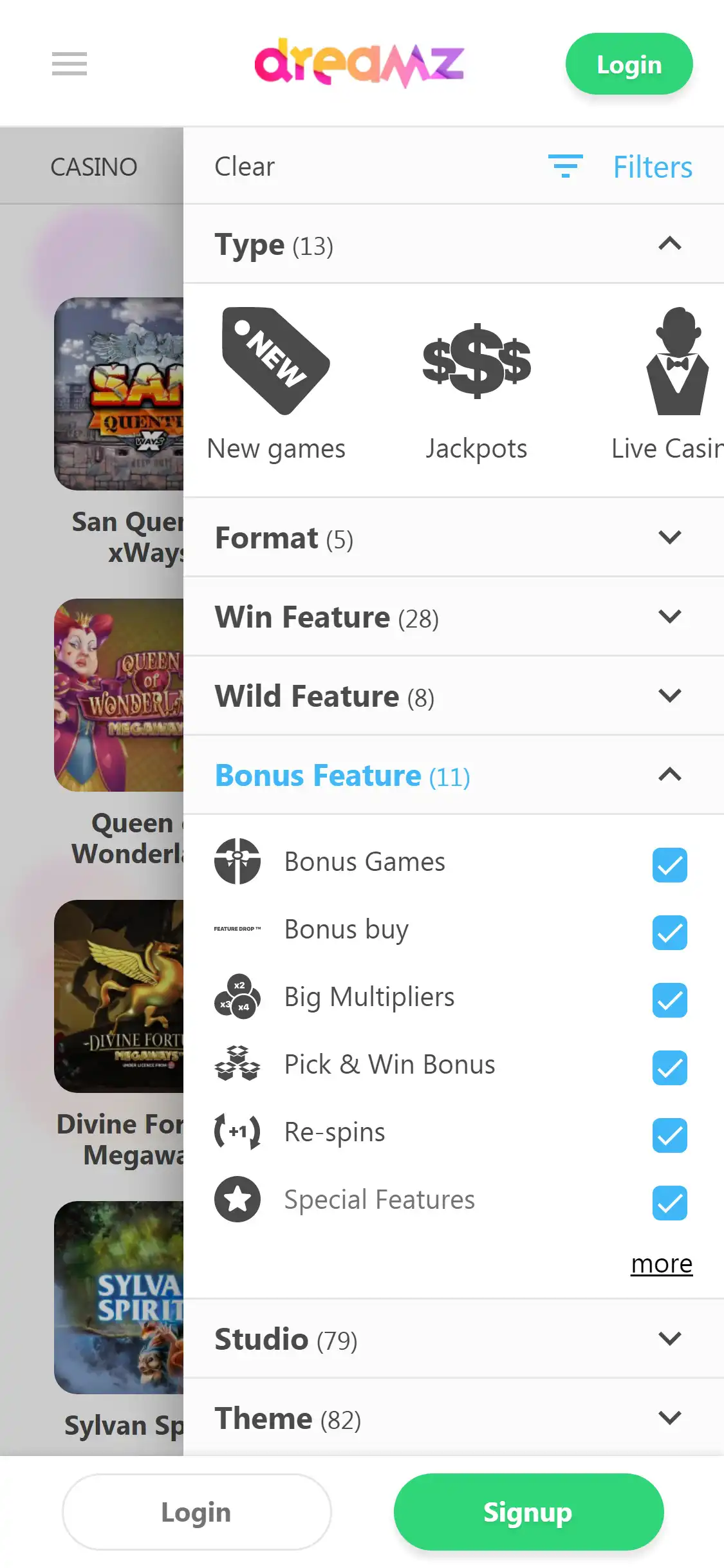 Dreamz Casino Mobile No Deposit Bonus Review
