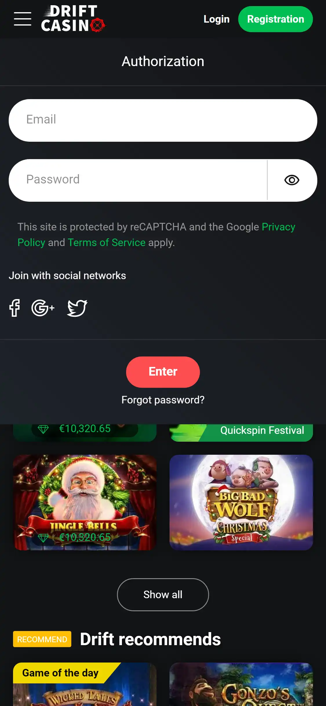 Casino Drift Mobile Login Review