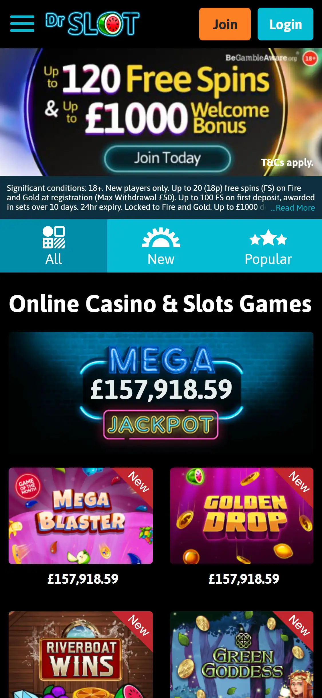 Dr Slot Casino Mobile Games Review