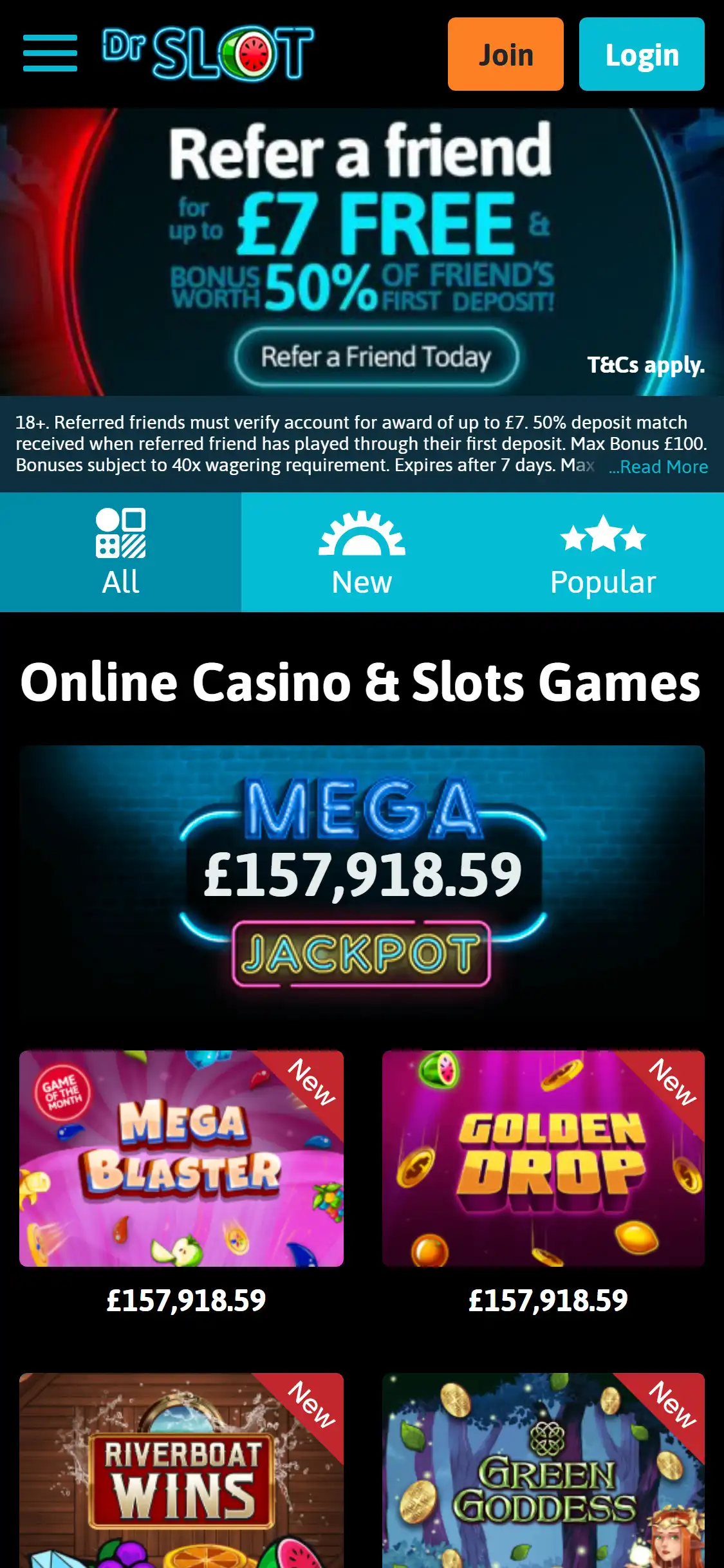 Dr Slot Casino Mobile Review