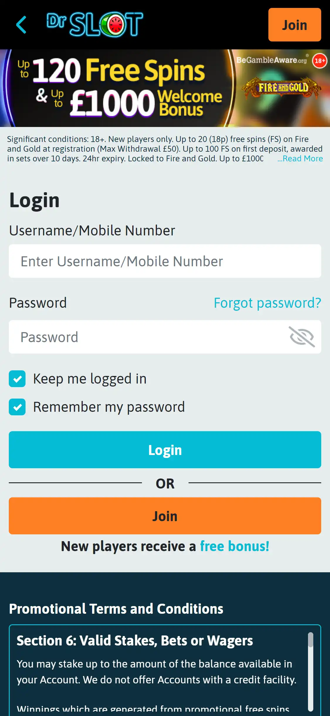 Dr Slot Casino Mobile Login Review