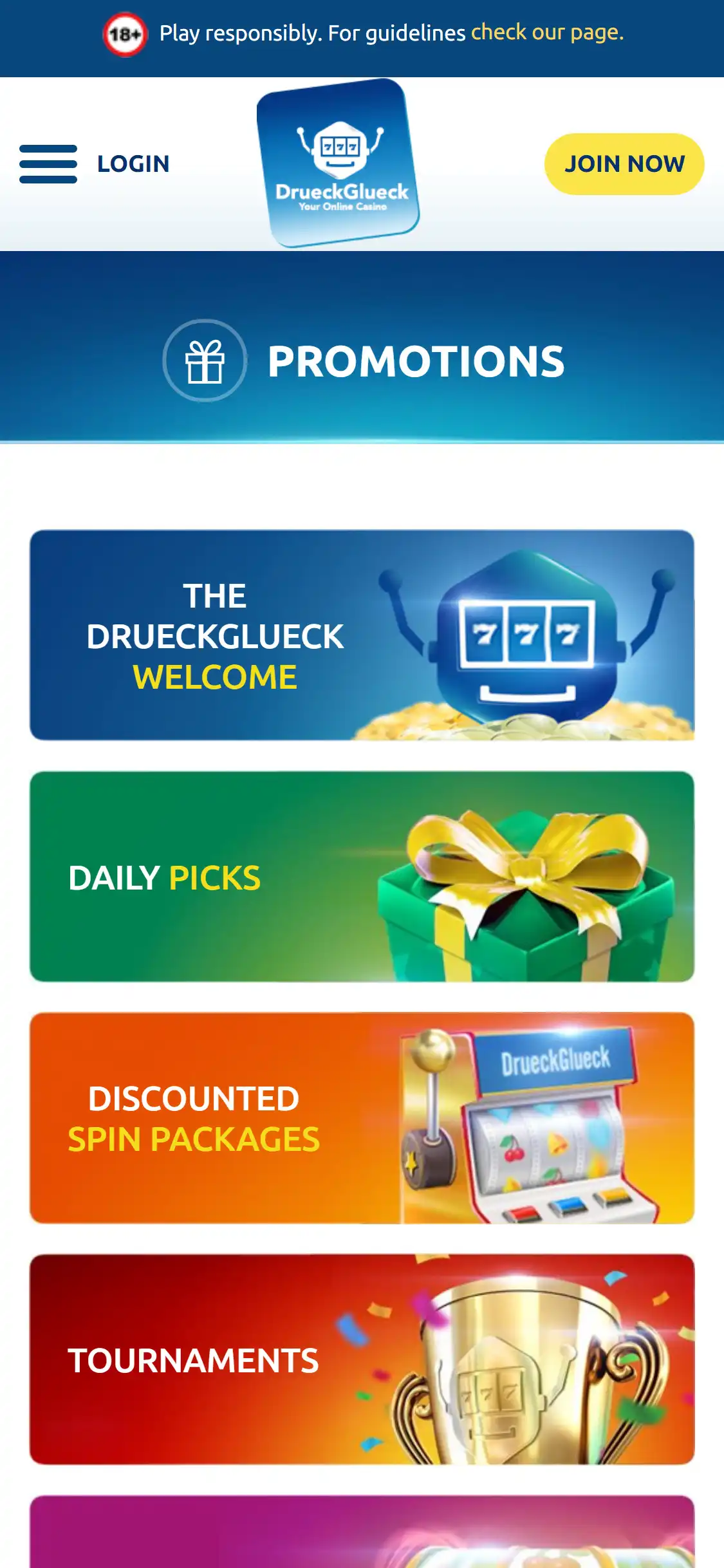 Drueck Glueck Casino Mobile No Deposit Bonus Review