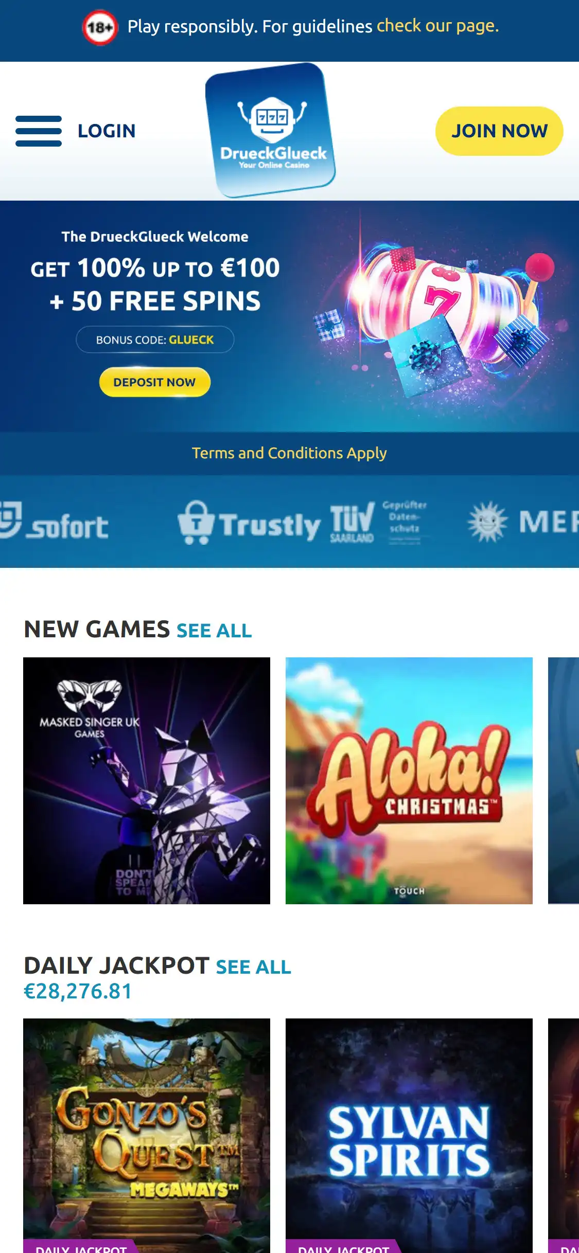 Drueck Glueck Casino Mobile Login Review