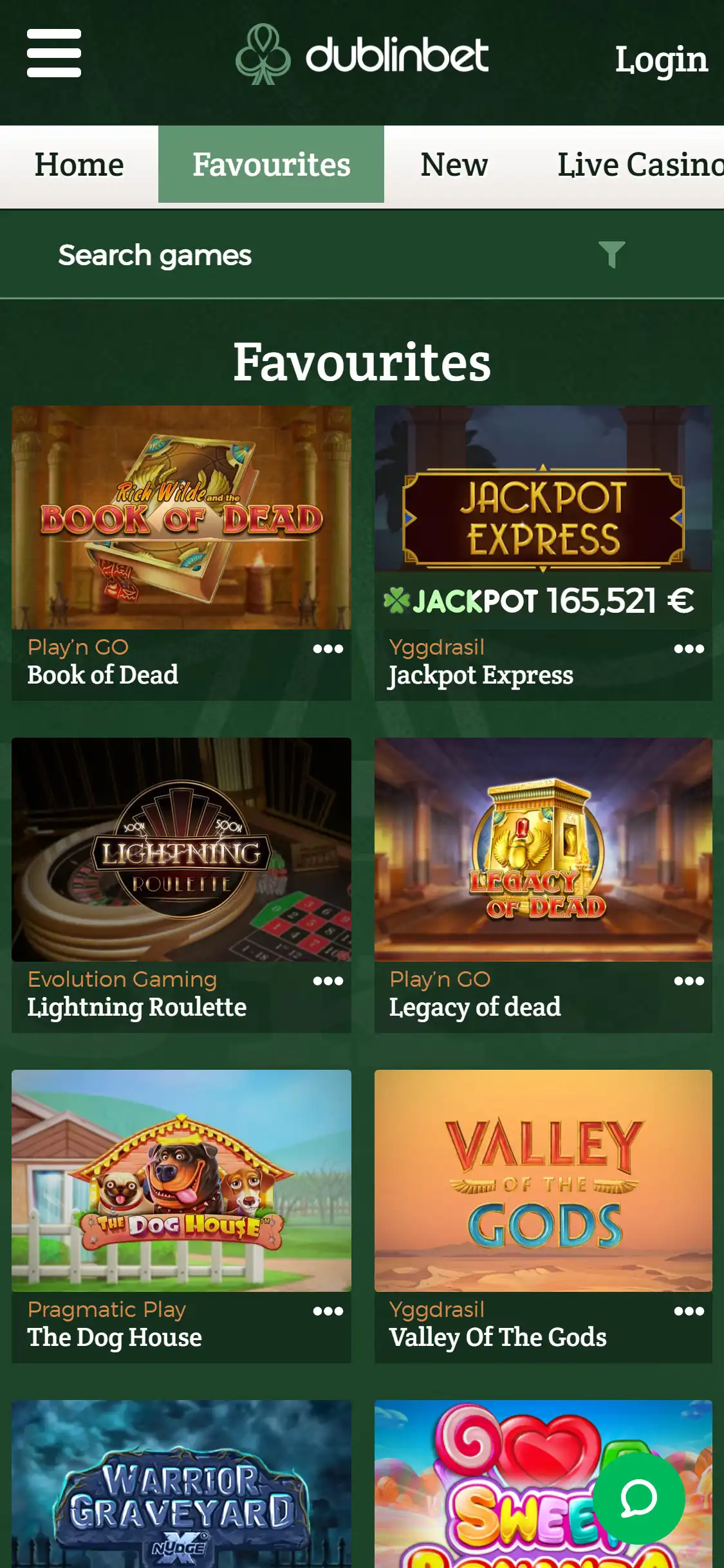 Dublinbet Casino Mobile Games Review