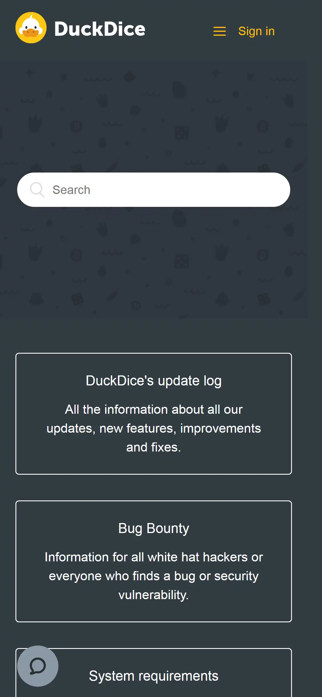 Duck Dice Casino Mobile Support Review
