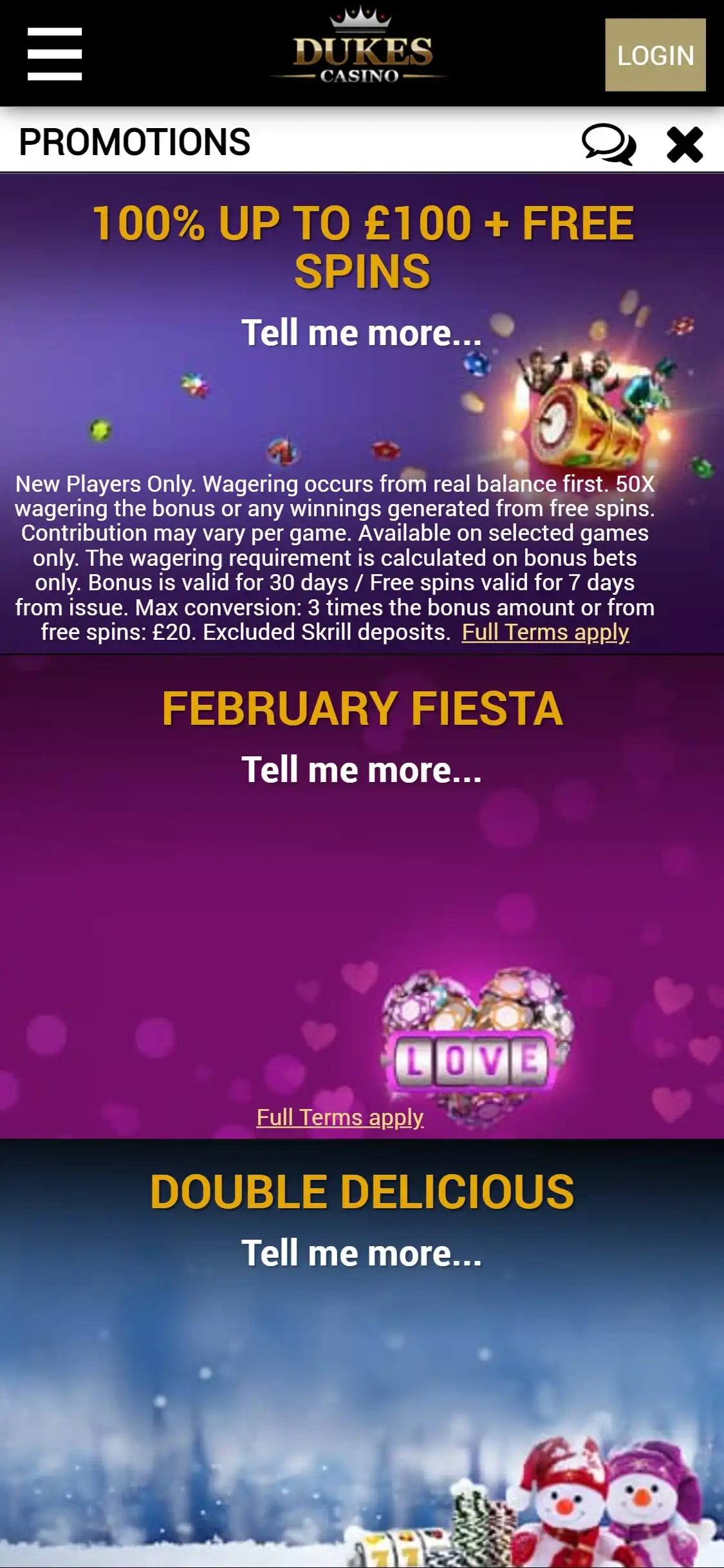 Dukes Casino Mobile No Deposit Bonus Review