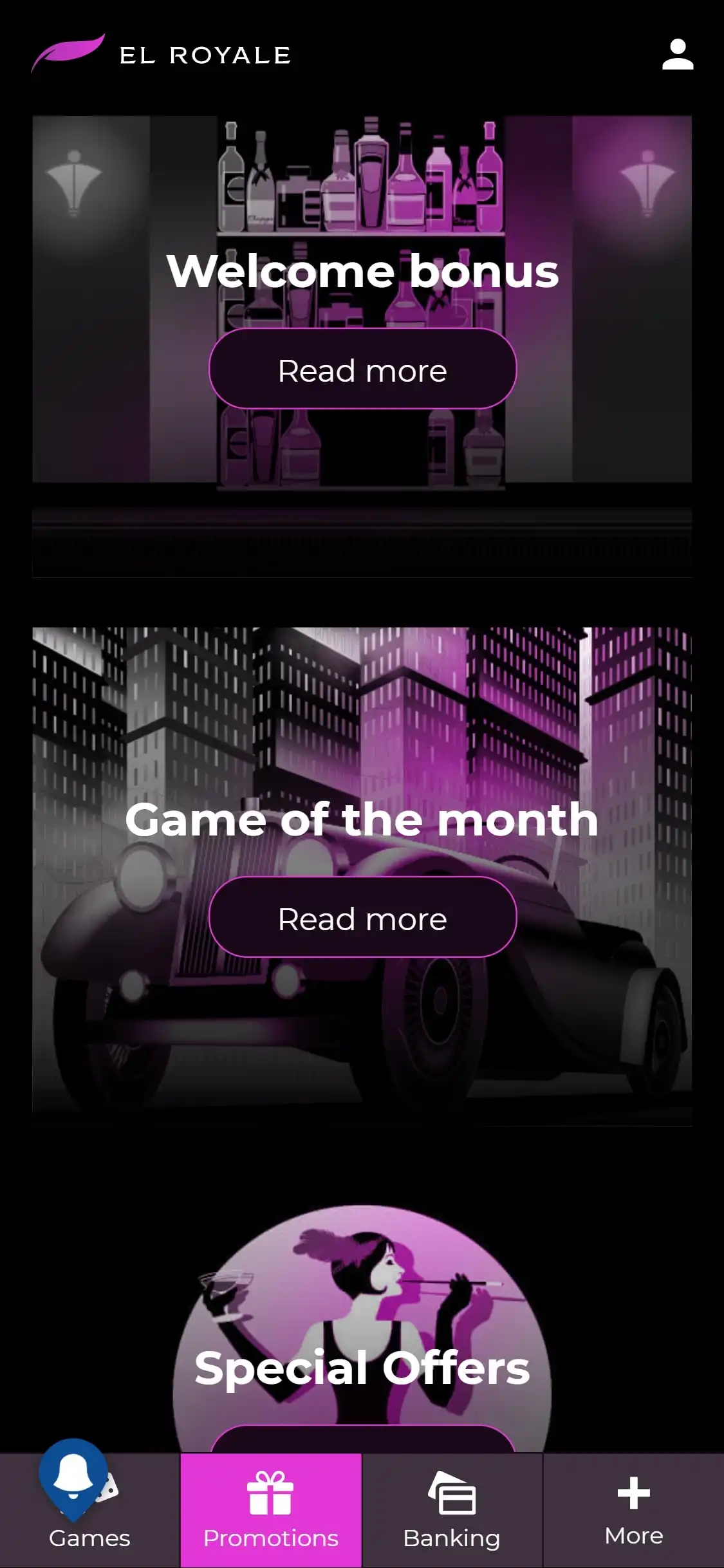 El Royale Casino Mobile No Deposit Bonus Review