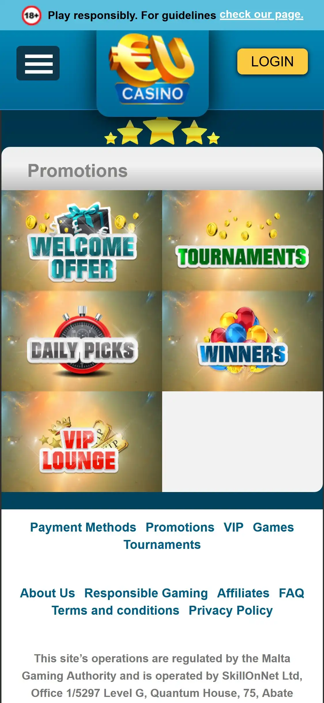 EUCasino Mobile No Deposit Bonus Review
