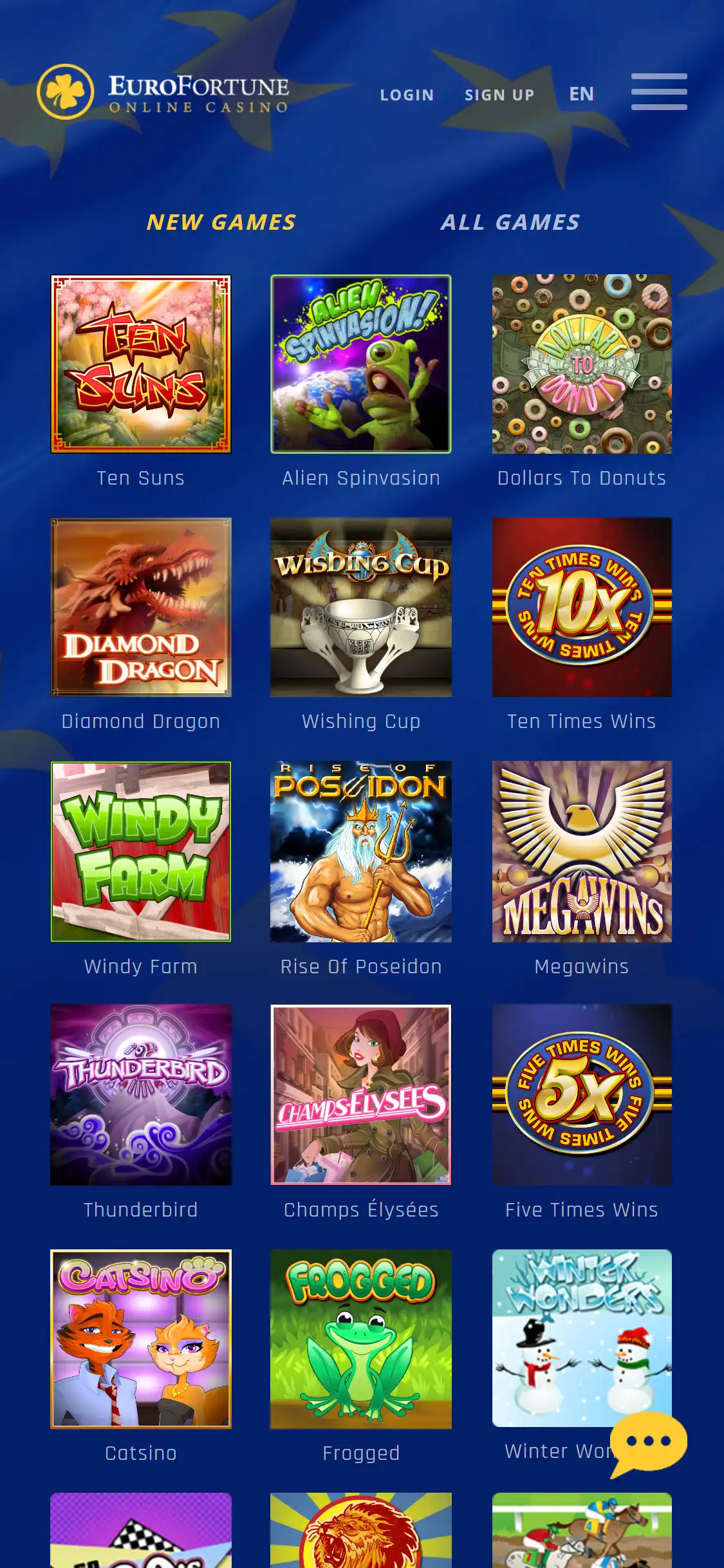 Euro Fortune Casino Mobile Review