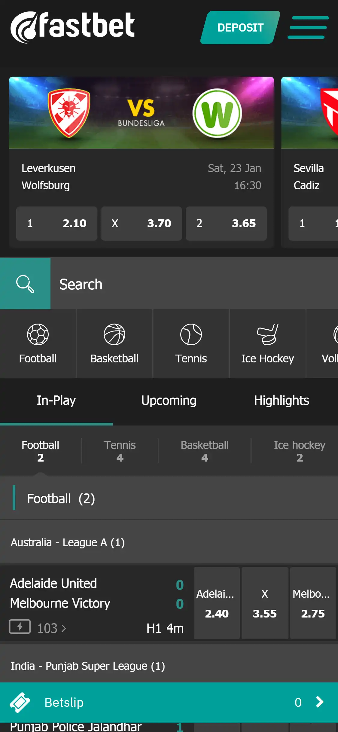 Fastbet Casino Mobile Betting Review