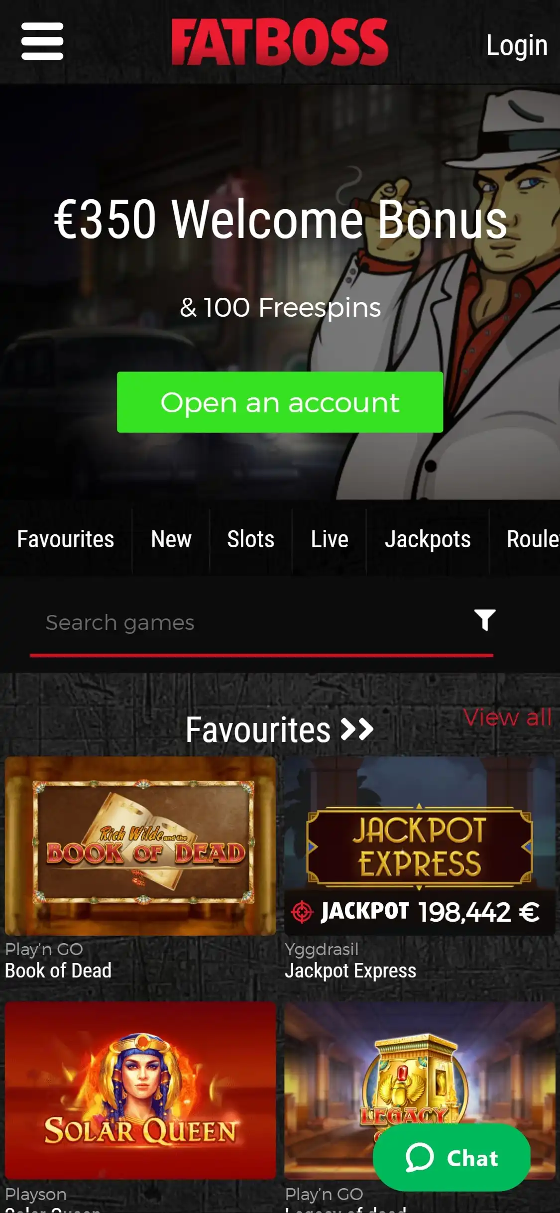 FatBoss Casino Mobile Review