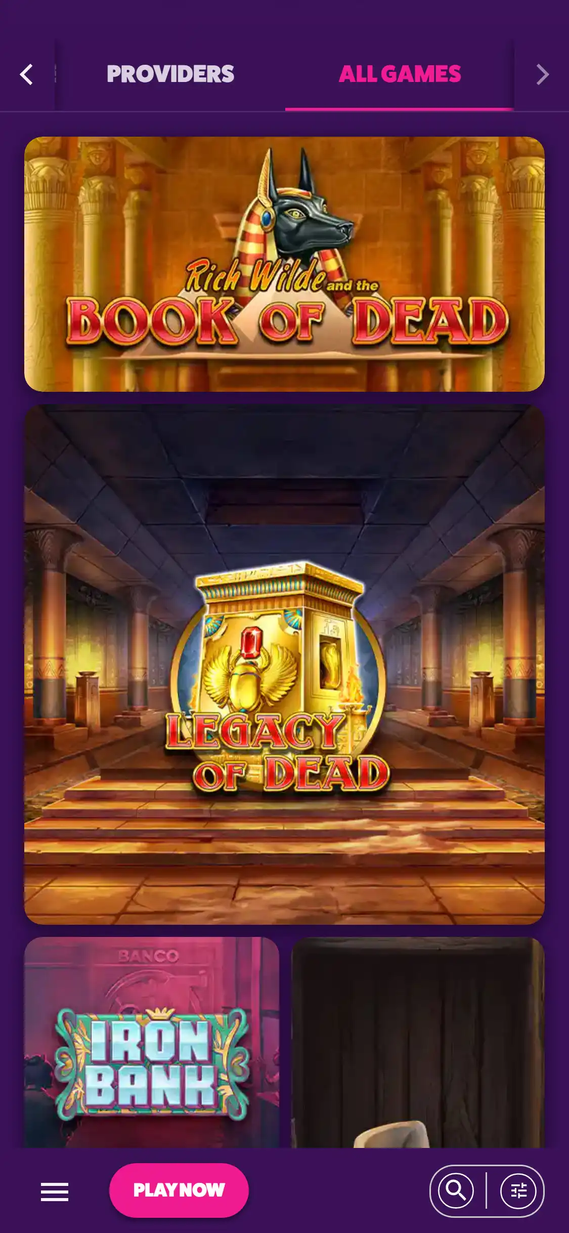 Frank & Fred Casino Mobile Games Review
