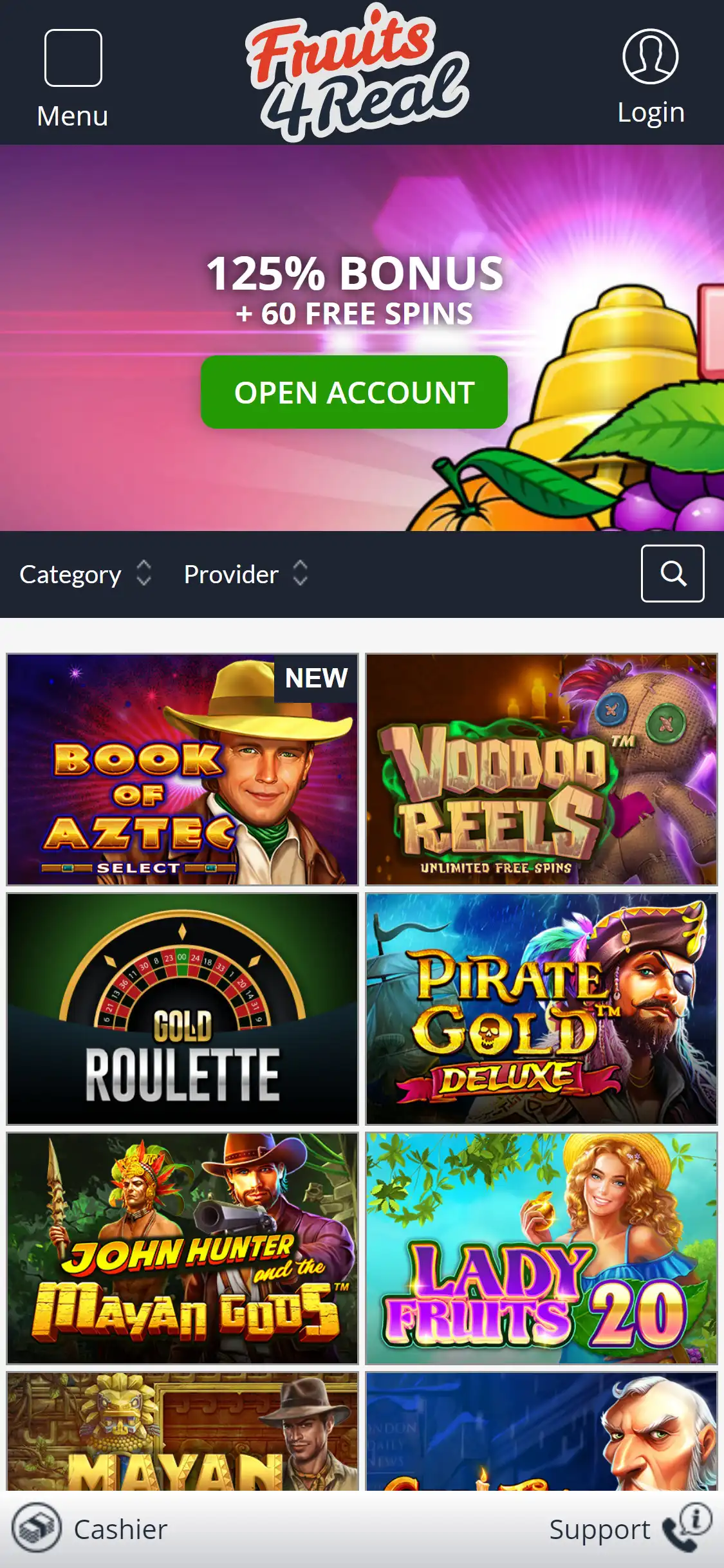 Fruits 4 Real Casino Mobile Games Review