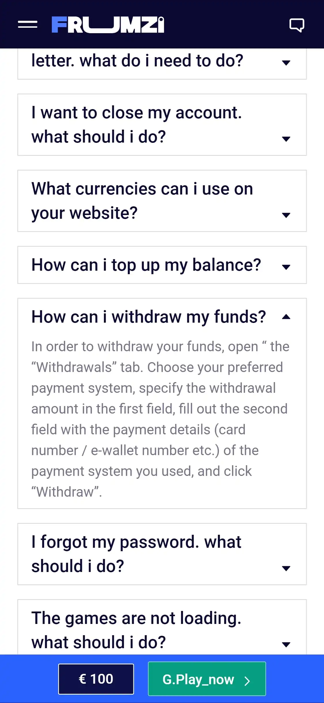 Frumzi Mobile Payment Methods Review