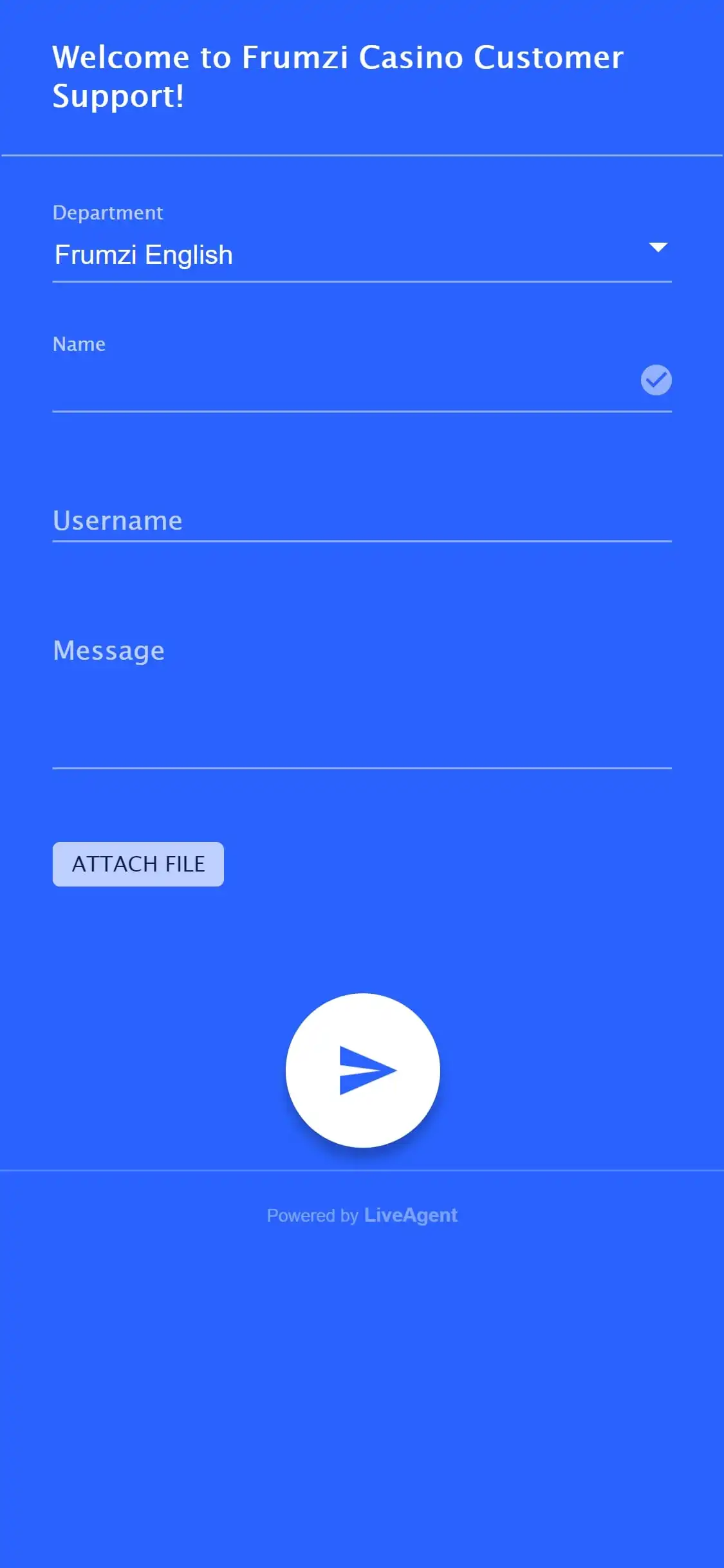 Frumzi Mobile Support Review