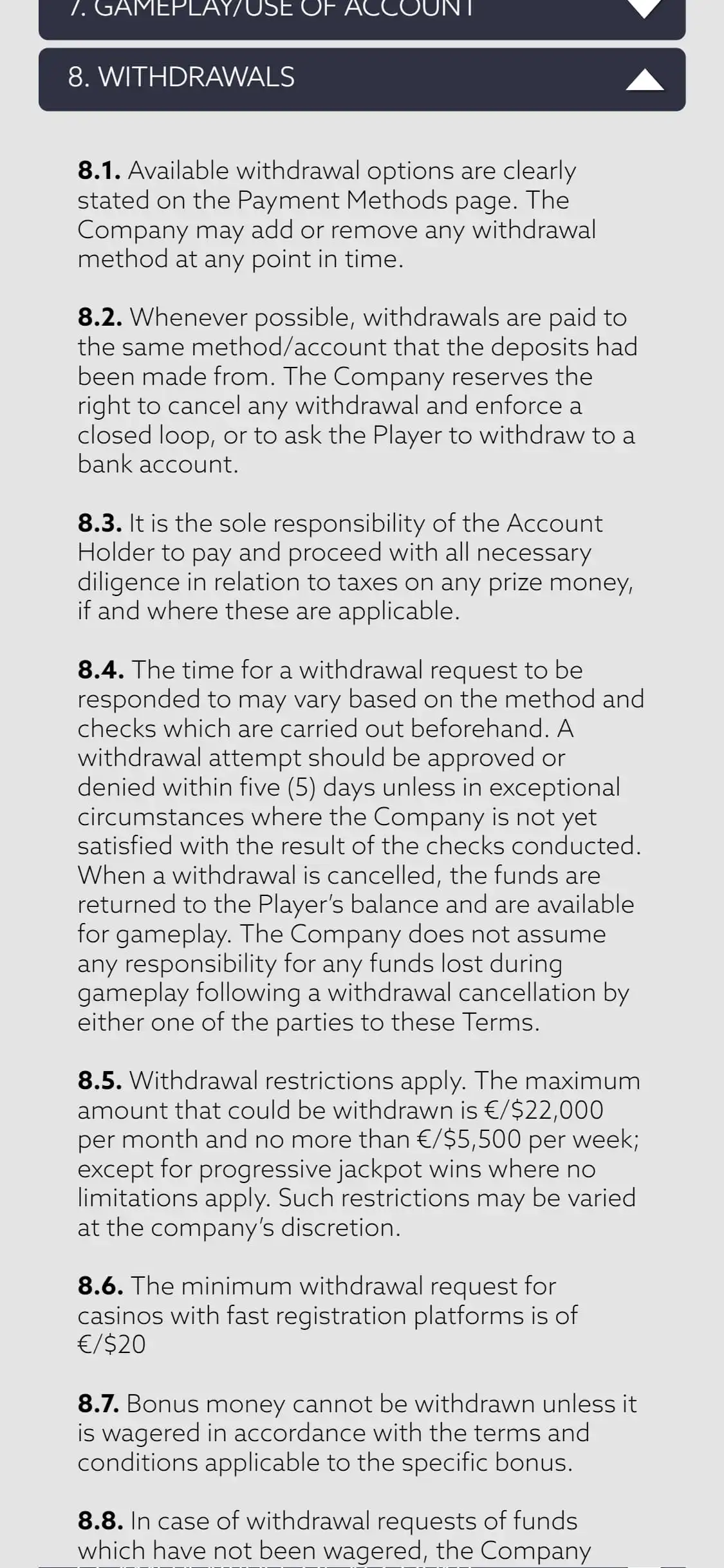 Funbet Casino Mobile Payment Methods Review