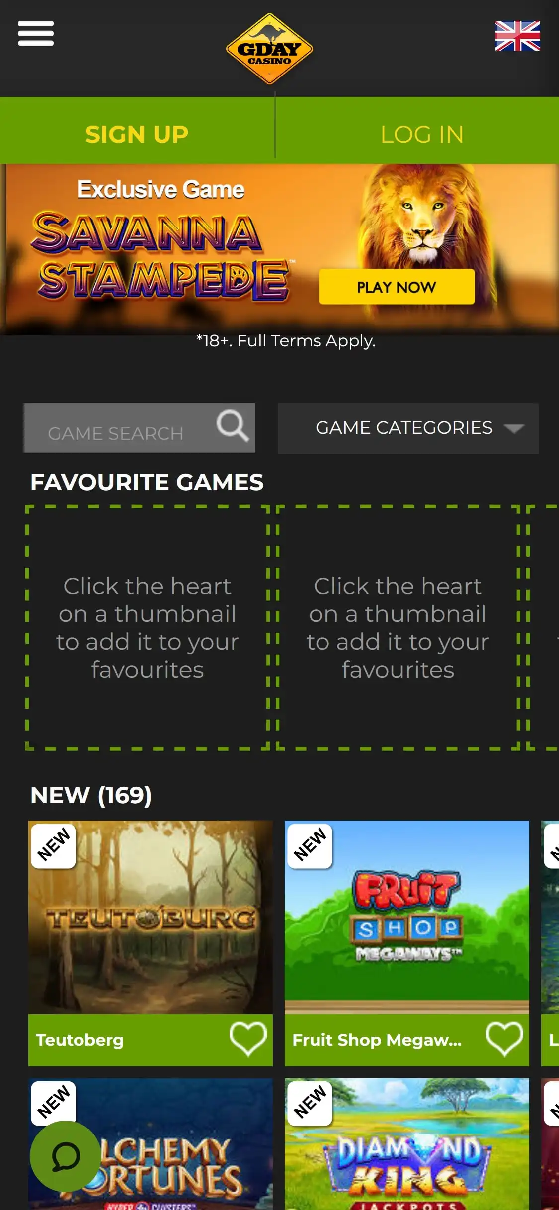 GDay Casino Mobile Review