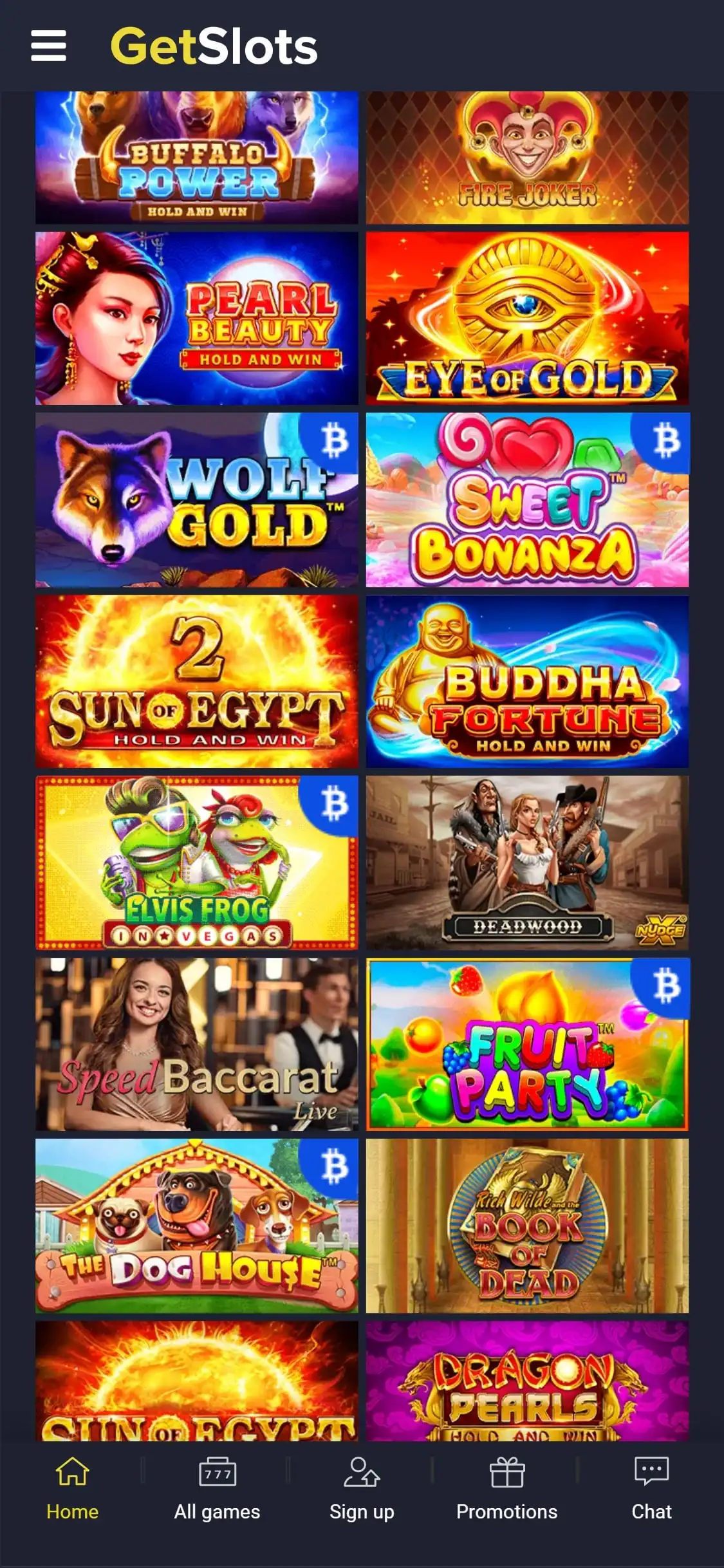 GetSlots Casino Mobile Games Review